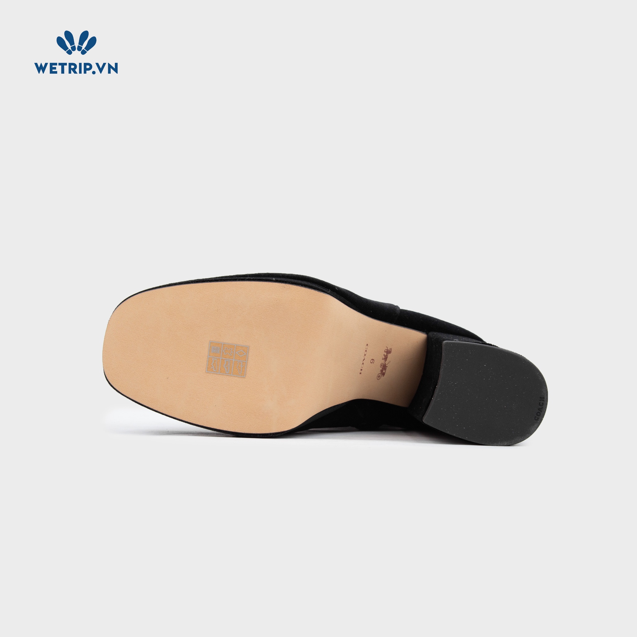 Boots Mắt Cá Cao Gót COACH (Đen) Mã BMC-CG-COA-001-A