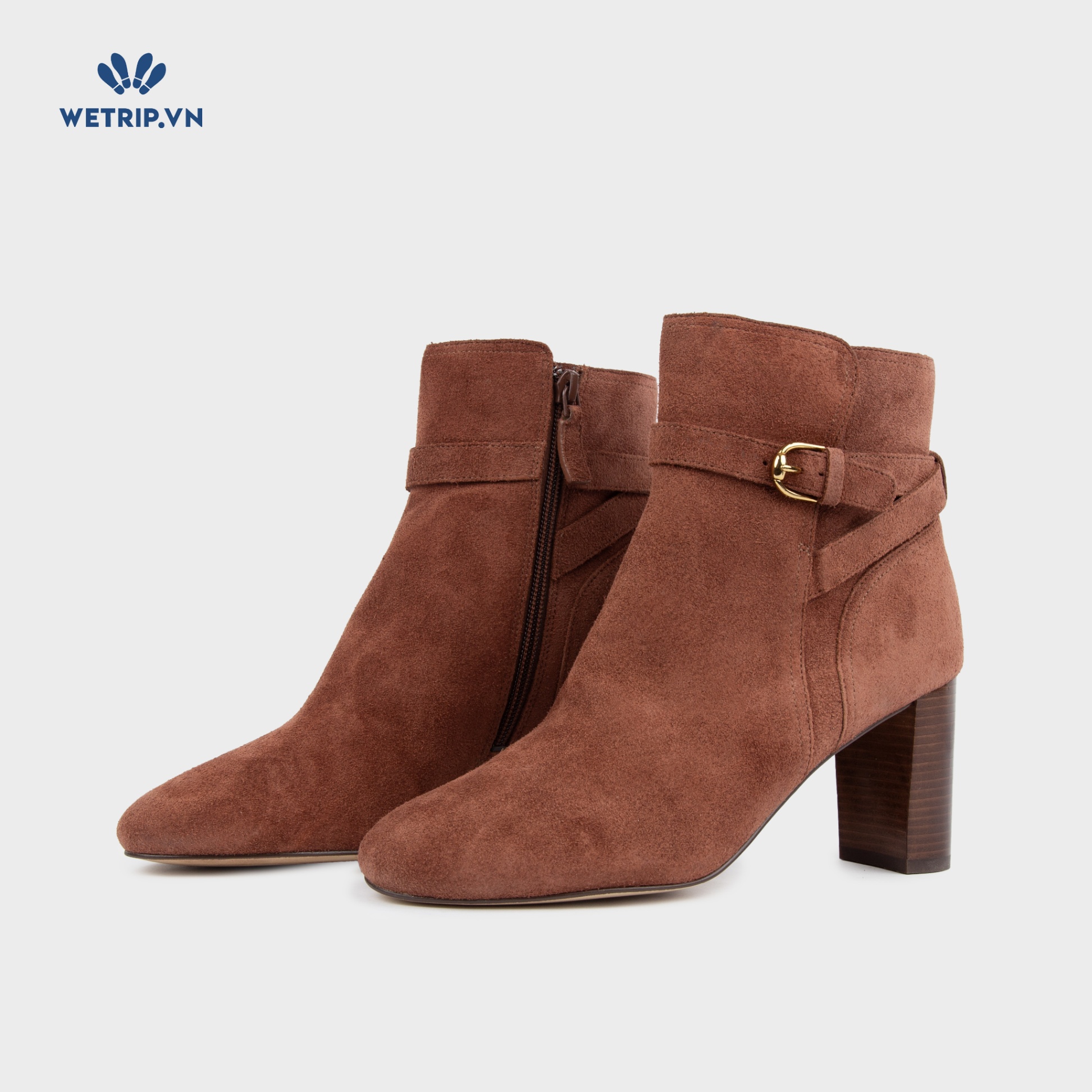 Boots Mắt Cá Cao Gót We_ColeHaan (Nâu) Mã BMC-CG-COHA-003-B