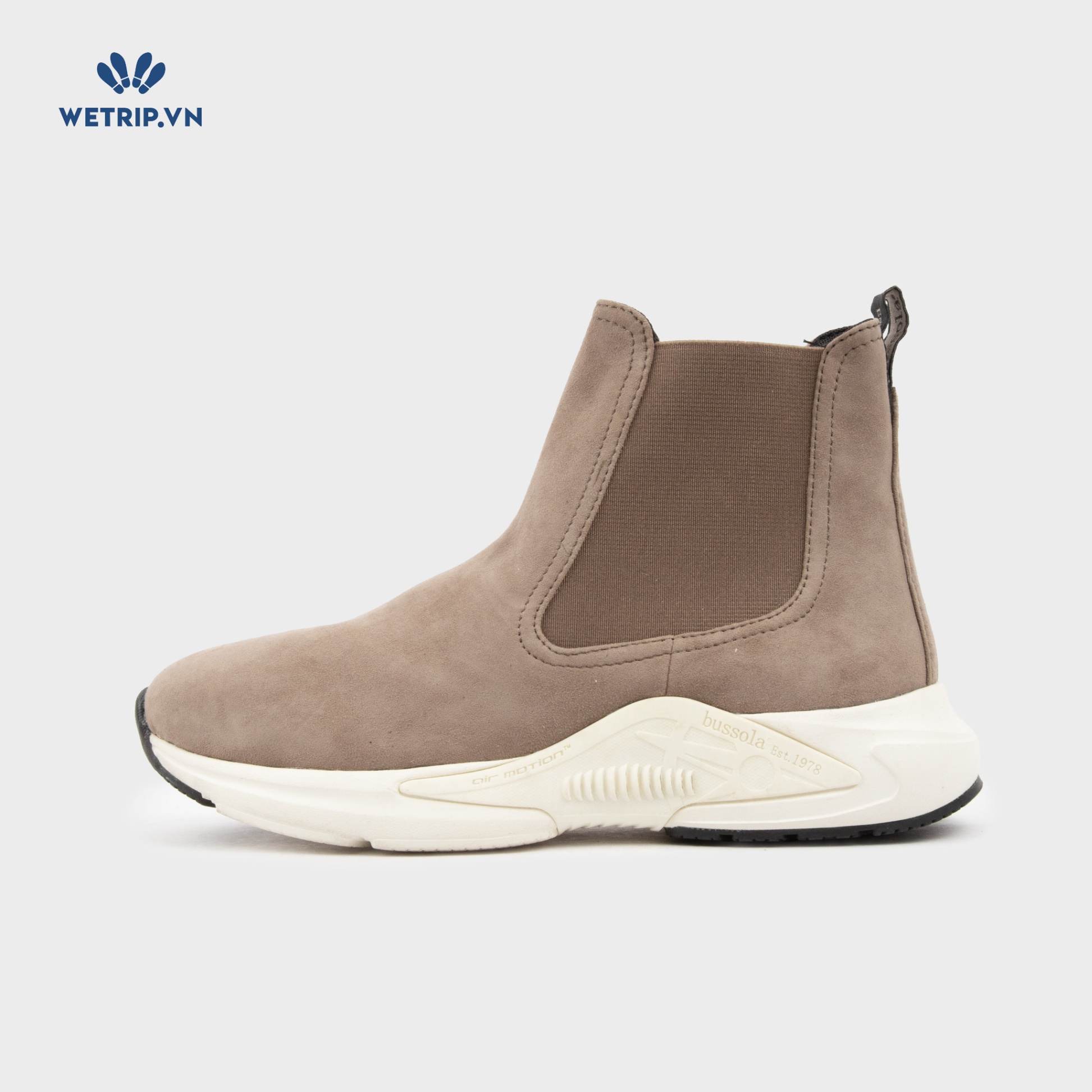Boots Lửng Đế Bằng Bussola (nâu phấn) Mã BL-DB-BSL-089-B