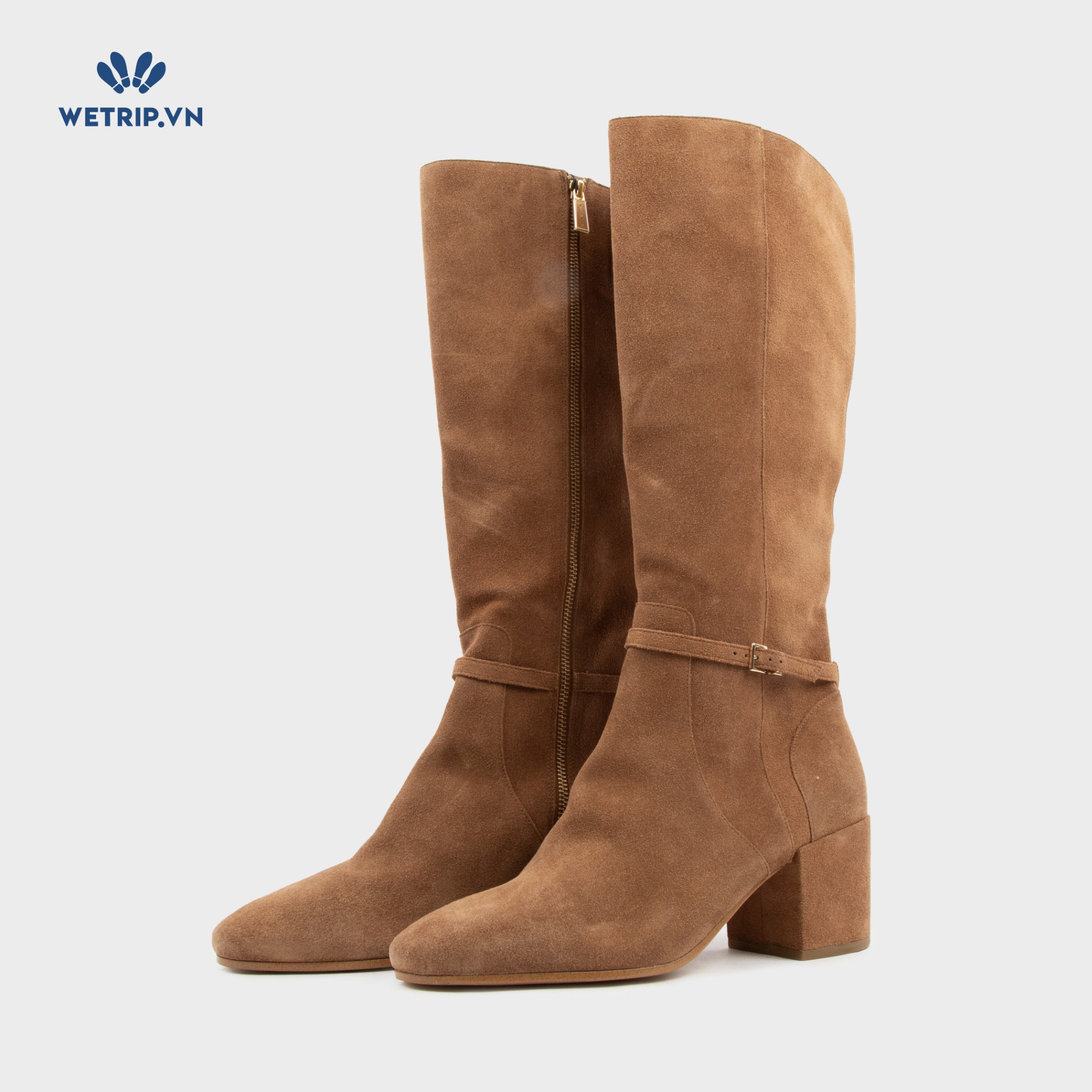 Boots Đầu Gối Cao Gót Wetrip_MichaelKors (Nâu) Mã BDG-CG-MK-013-B