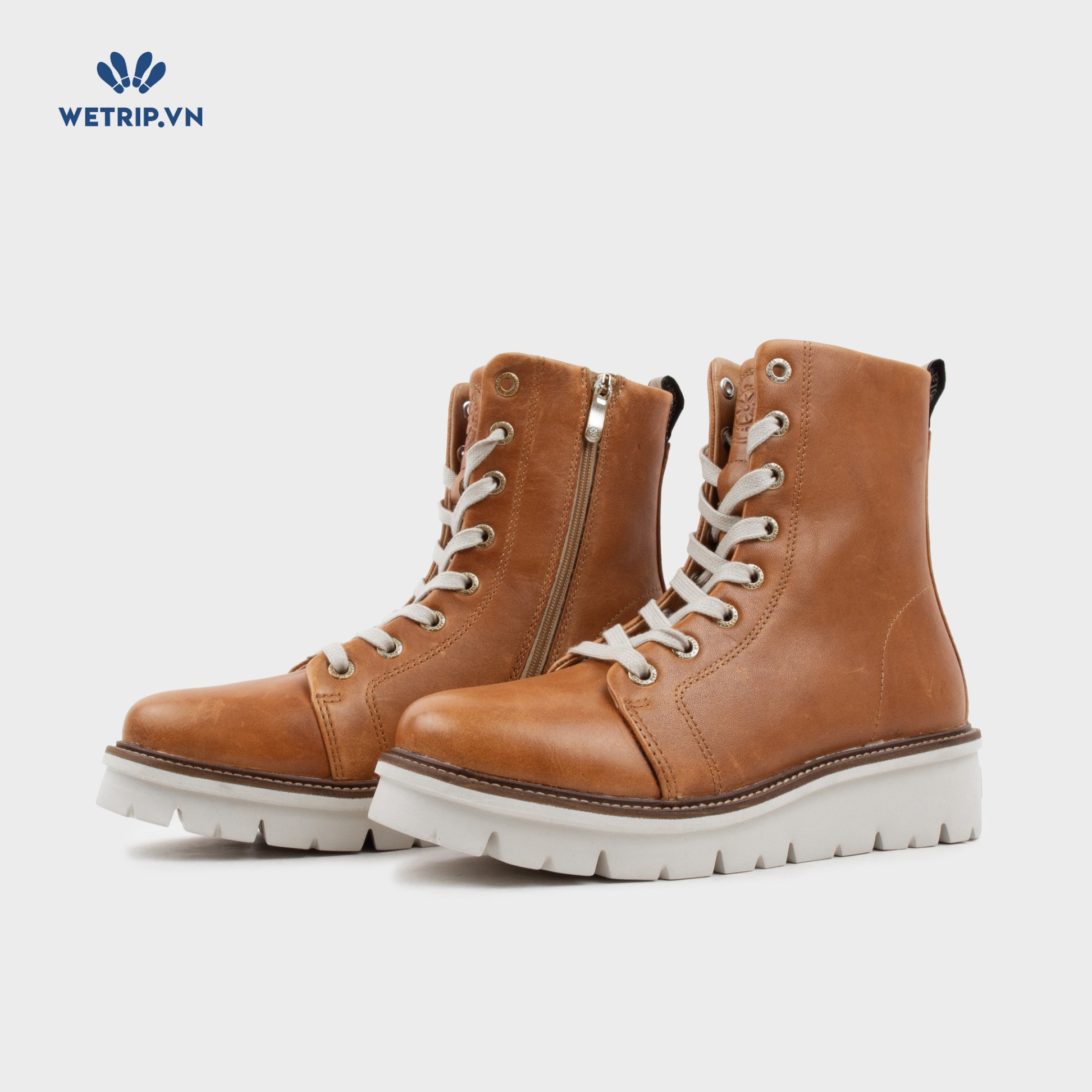 Boots Lửng Đế Bằng Bussola (nâu) Mã BL-DB-BSL-092-B
