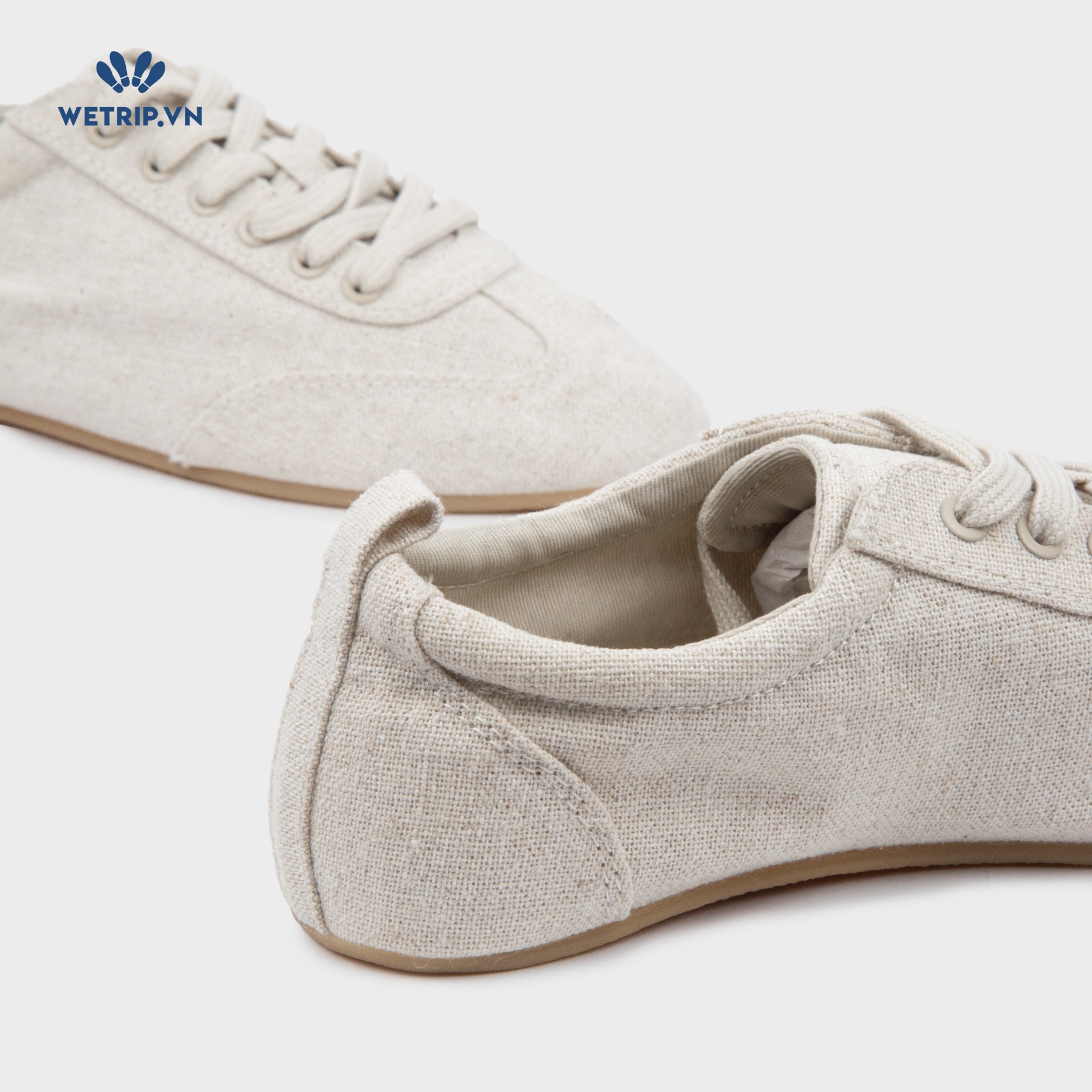 Sneakers Zara (vải trắng kem)Mã SN-ZR-023-A