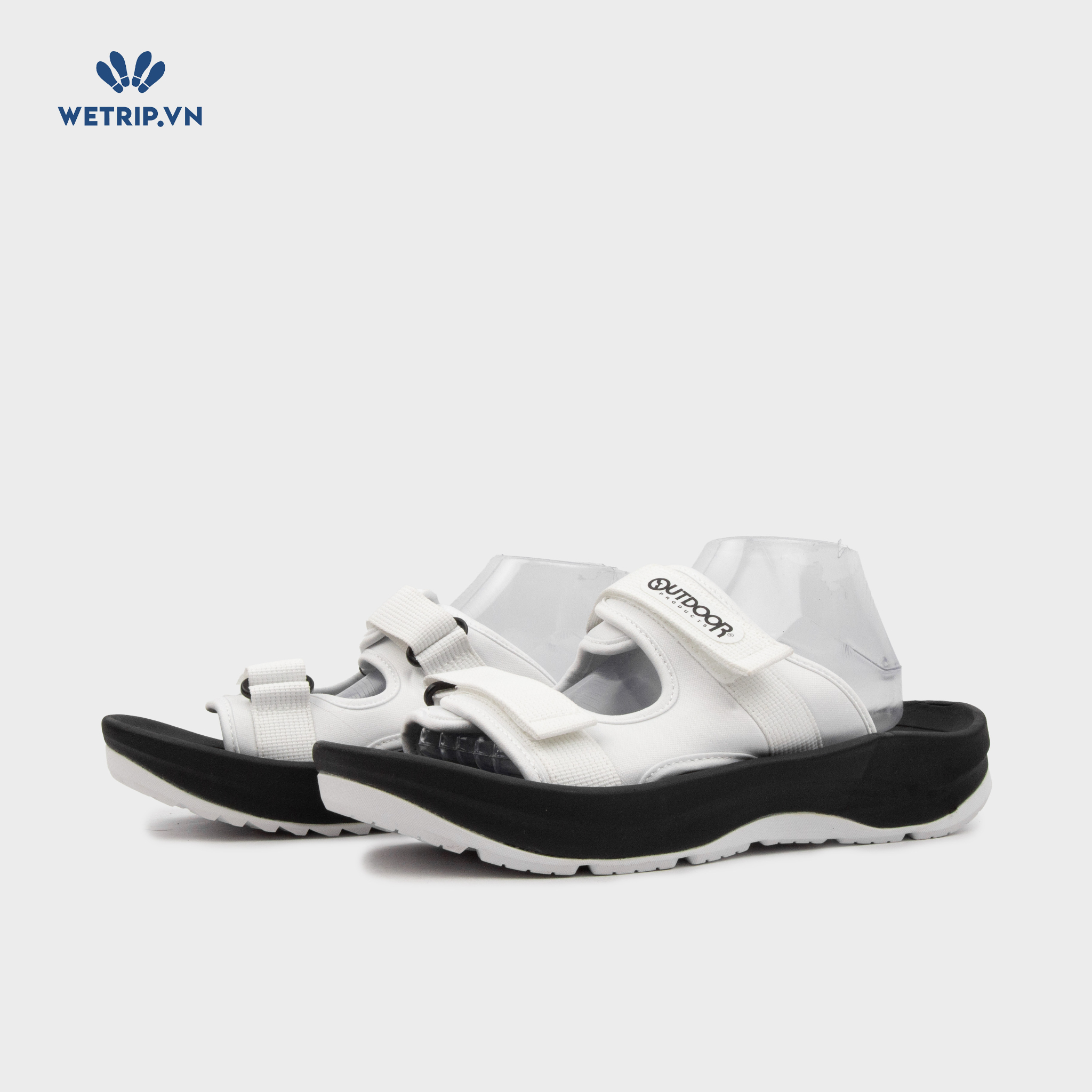 Sandals OutDoor(Đen quai trắng) Mã SD-OOR-002-B