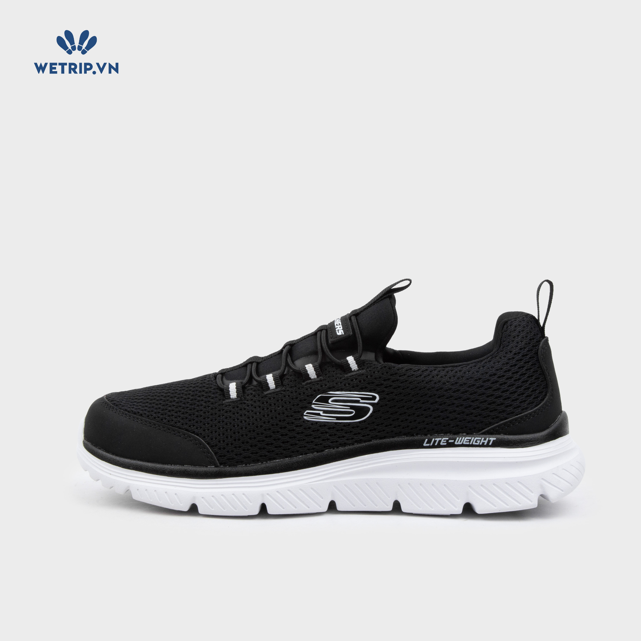 Sneakers We_Skechers (Đen) Mã SN-SKE-031-A