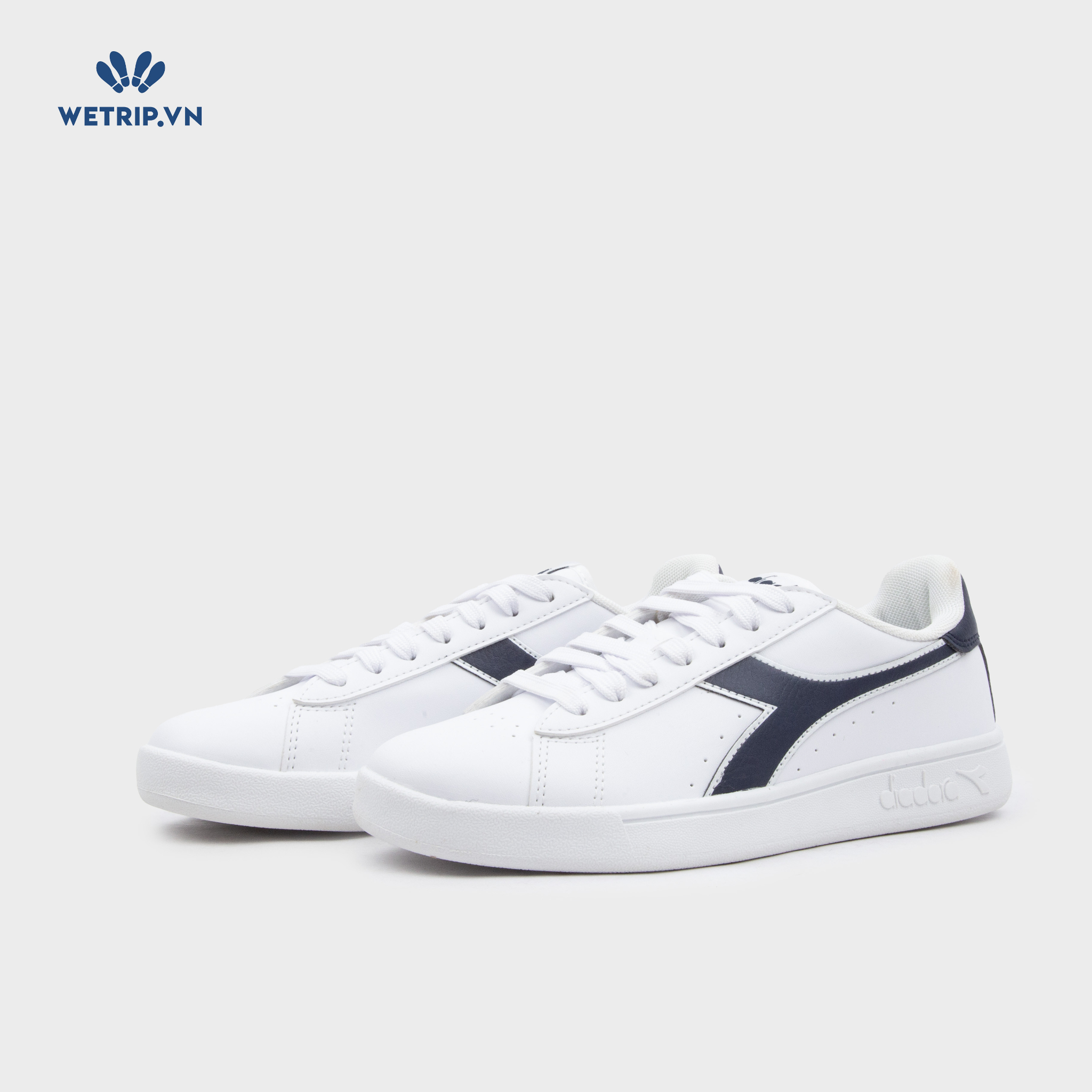 Sneakers Diadora (Viền xanh gót xanh) Mã SN-DDR-004-D