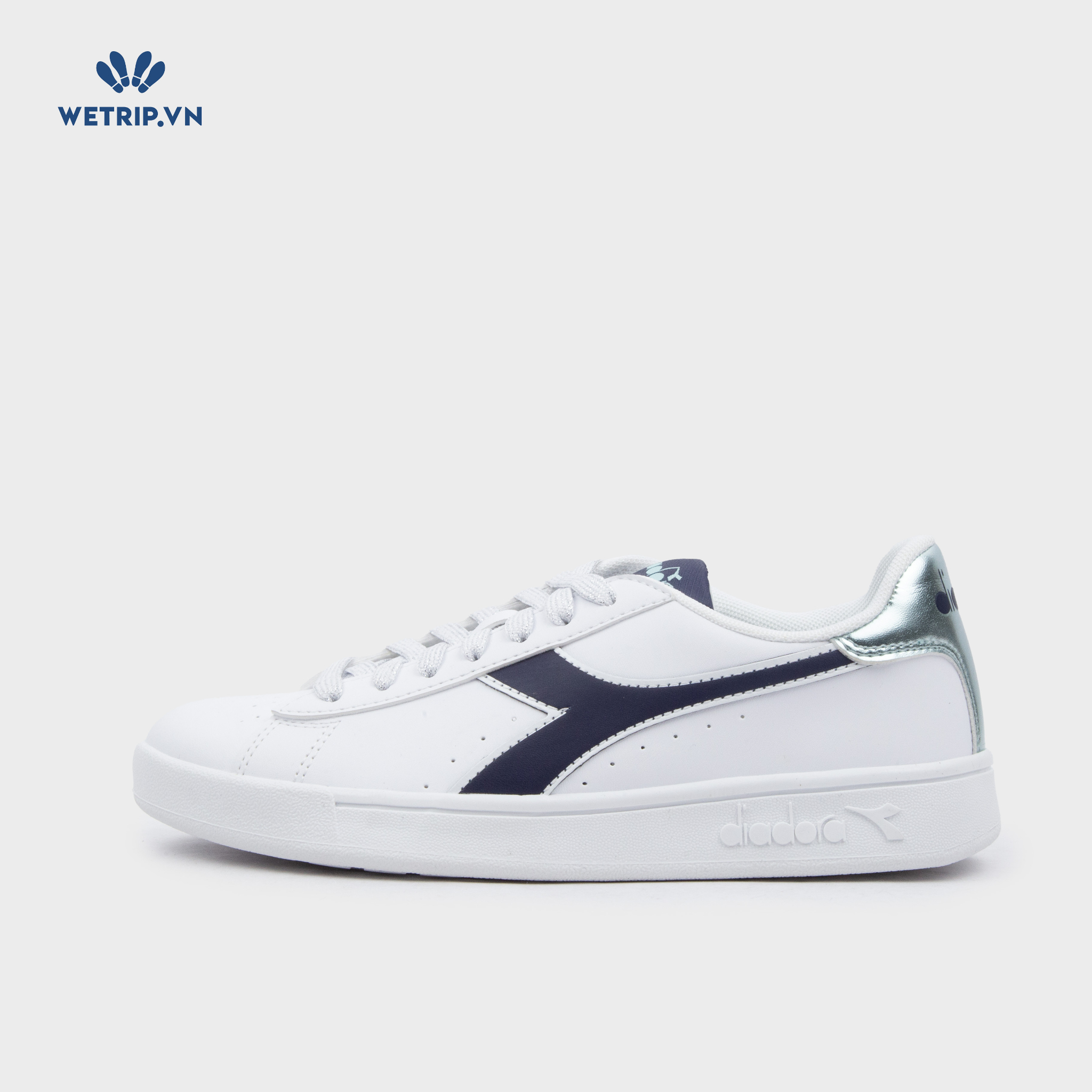 Sneakers Diadora (Viền xanh gót xanh ngọc) Mã SN-DDR-004-D2