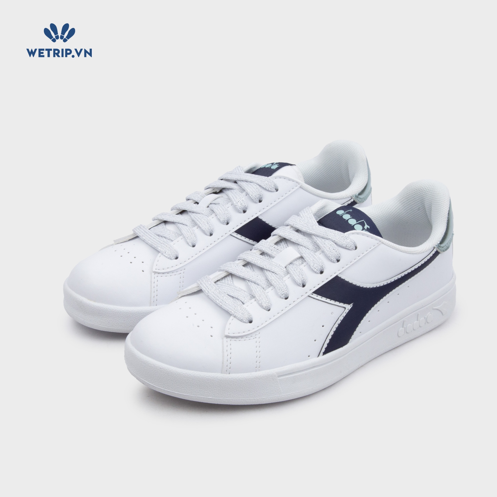Sneakers Diadora (Viền xanh gót xanh ngọc) Mã SN-DDR-004-D2