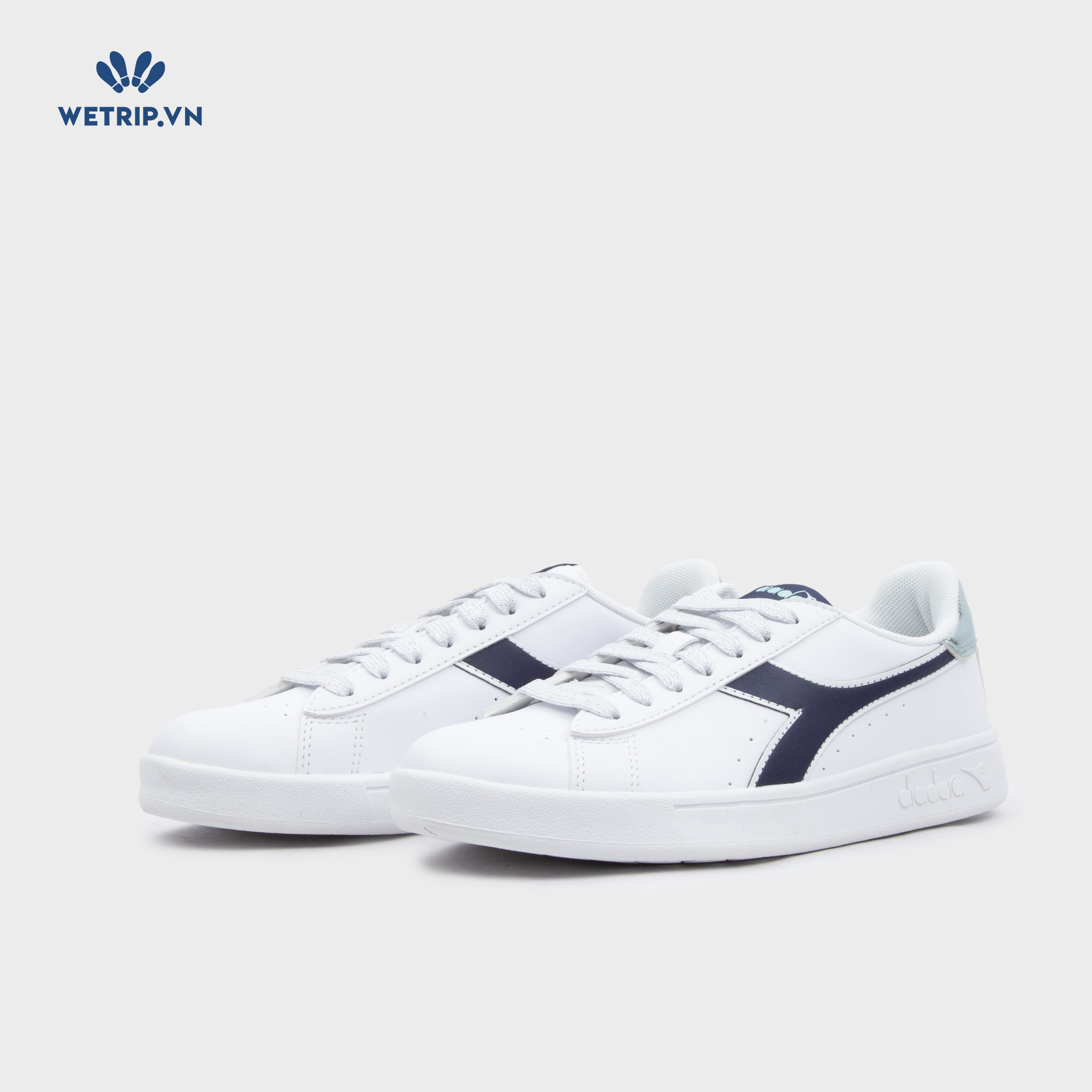 Sneakers Diadora (Viền xanh gót xanh ngọc) Mã SN-DDR-004-D2