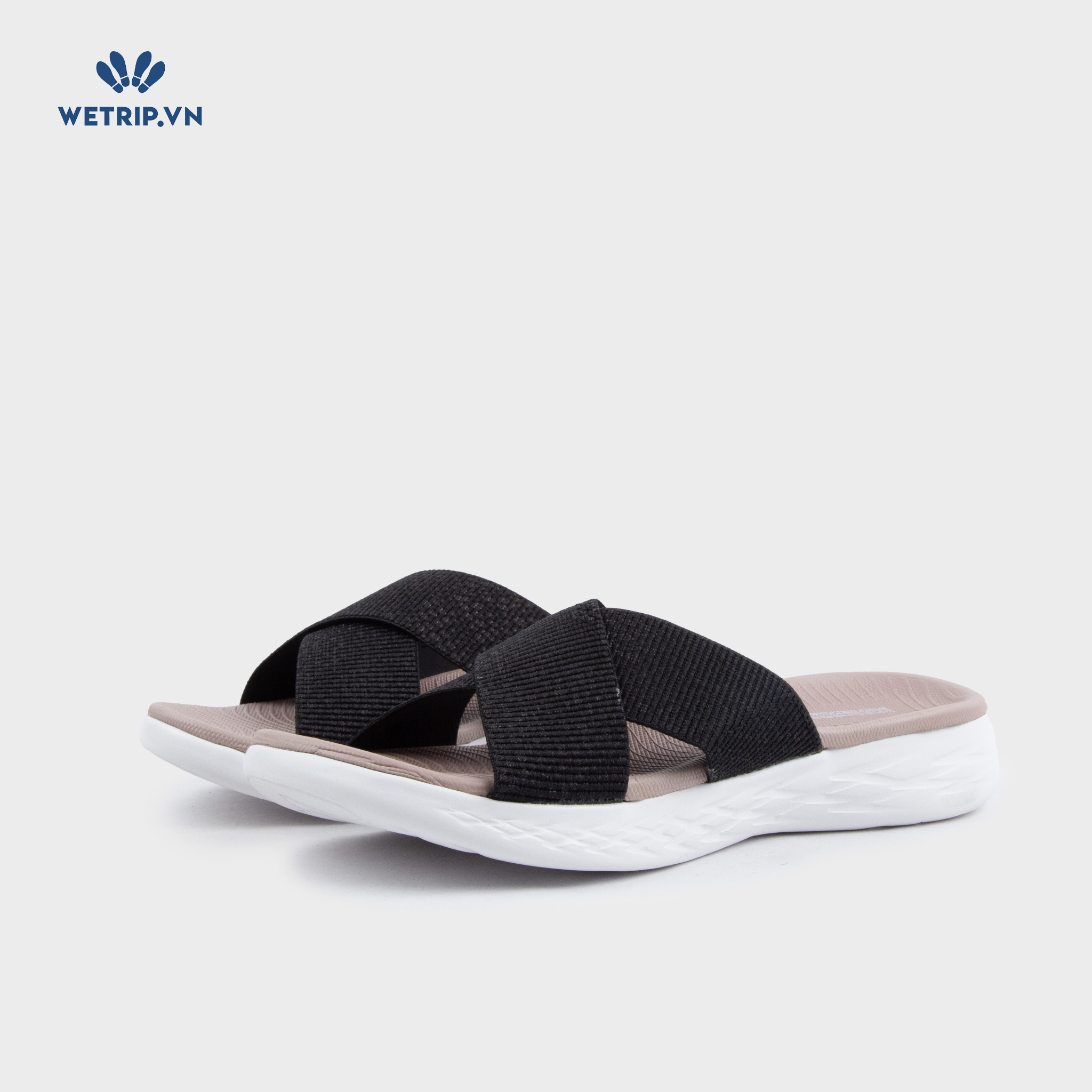 Sandal Skecher (Đen lót nude đế trắng) Mã SD-SKE-010-A4