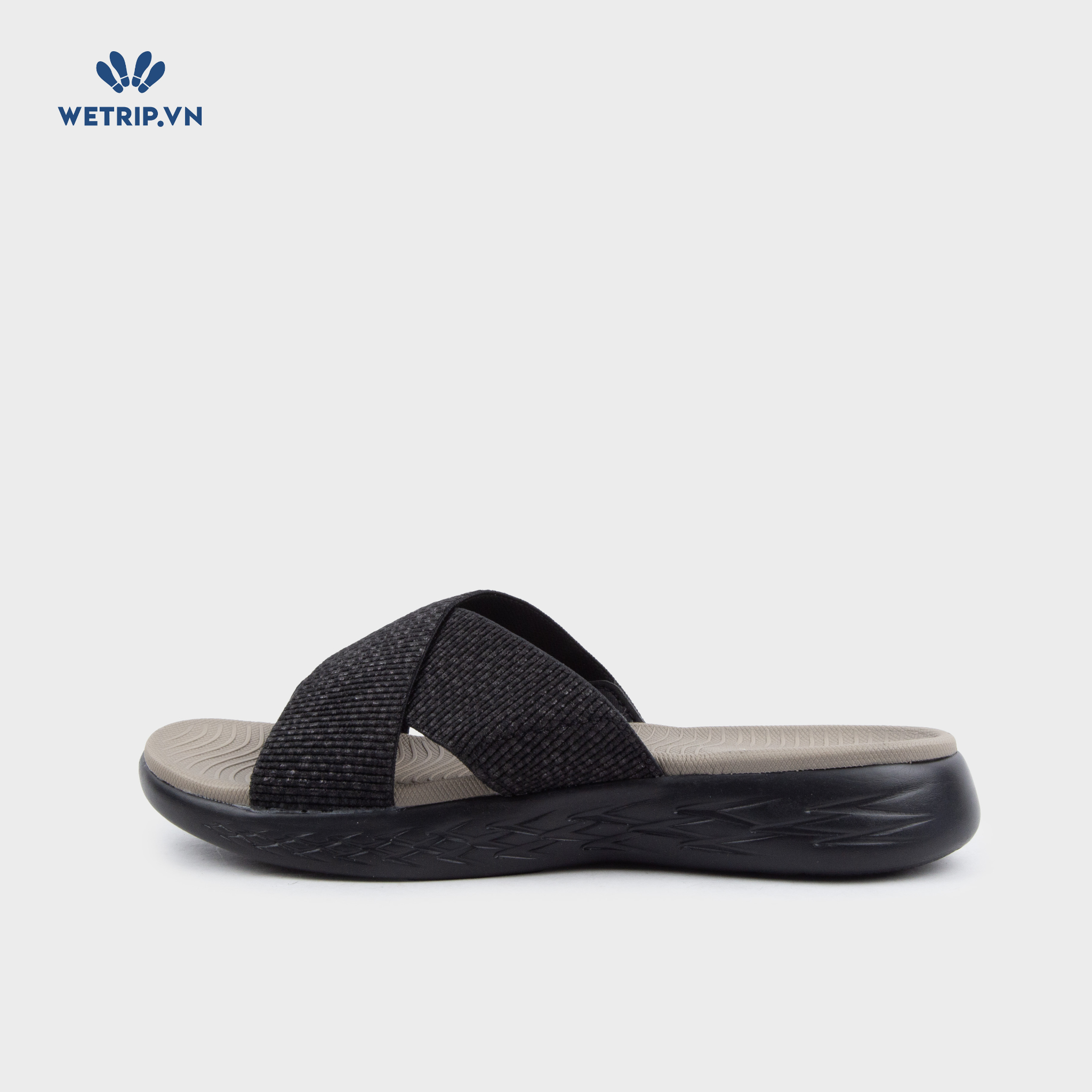 Sandal Skecher (Đen lót nude đế đen) Mã SD-SKE-010-A3