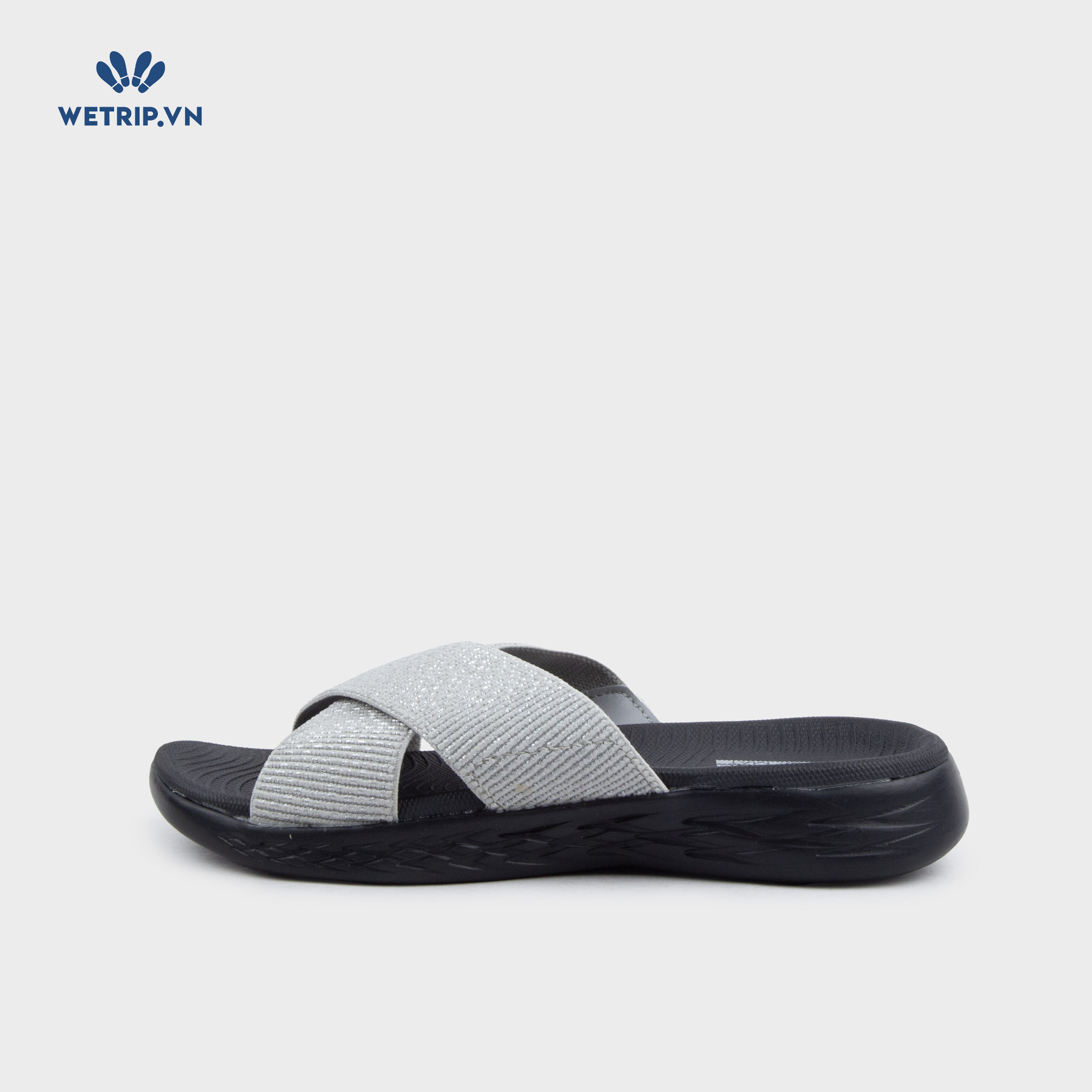 Sandal Skecher (Bạc đế đen) Mã SD-SKE-010-D