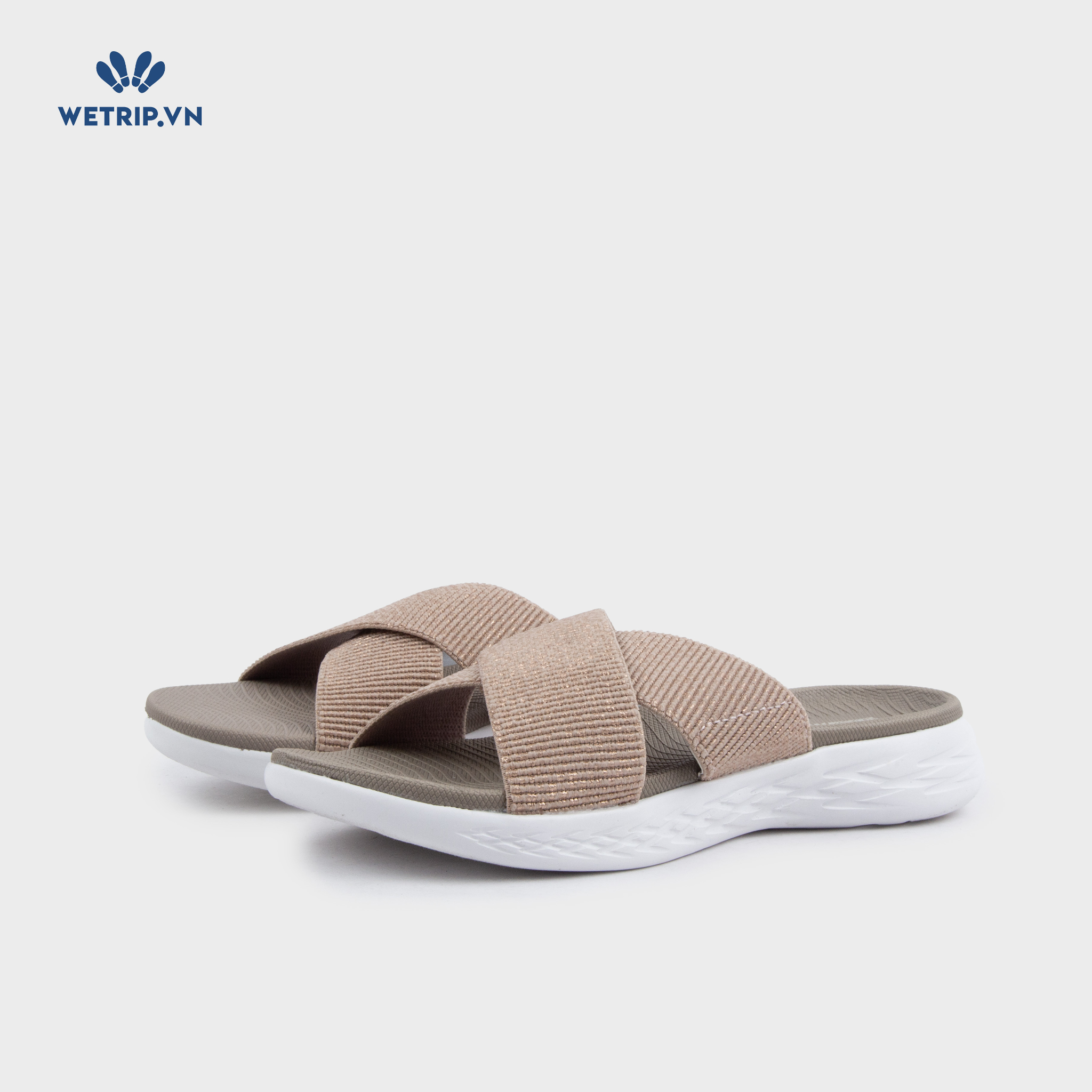 Sandal Skecher (Nâu lót nâu đế trắng) Mã SD-SKE-010-B1