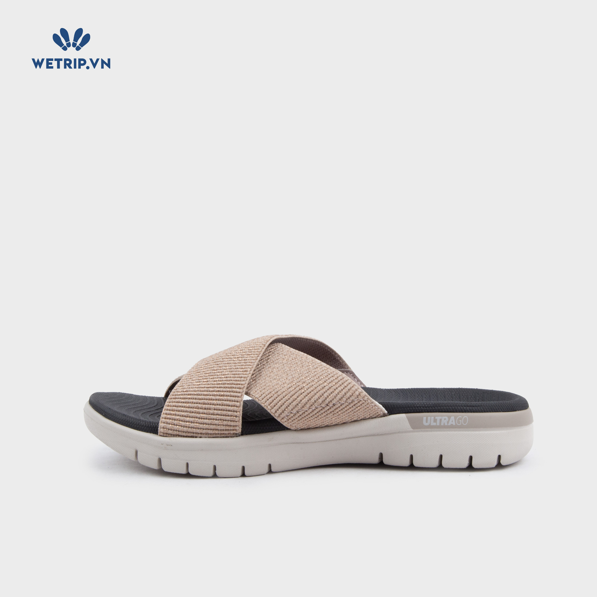 Sandal Skecher (Nâu đế trắng logo) Mã SD-SKE-012-A