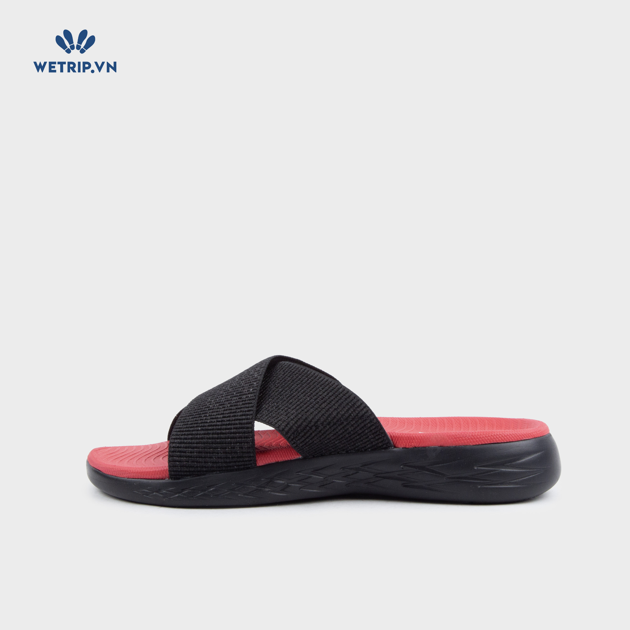 Sandal Skecher (Đen lót đỏ đế đen) Mã SD-SKE-010-A5