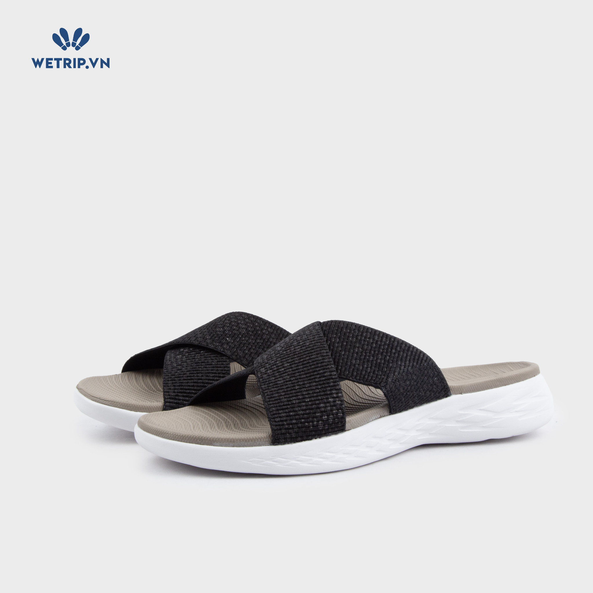 Sandal Skecher (Đen lót nâu đế trắng) Mã SD-SKE-010-A8