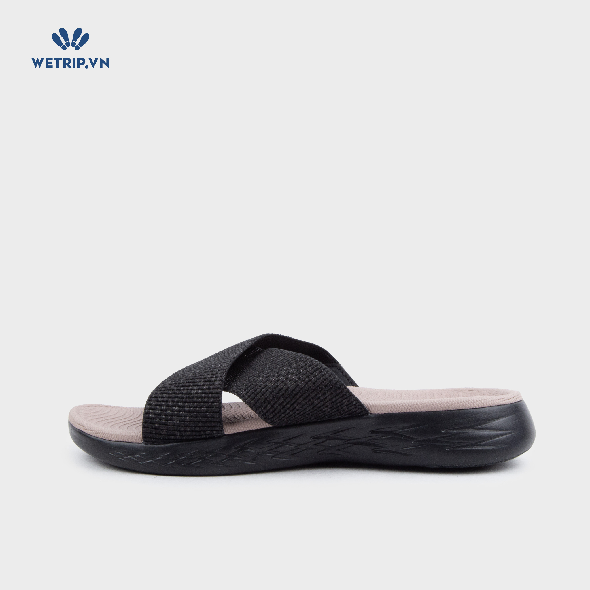 Sandal Skecher (Đen lót nude đế đen) Mã SD-SKE-010-A3