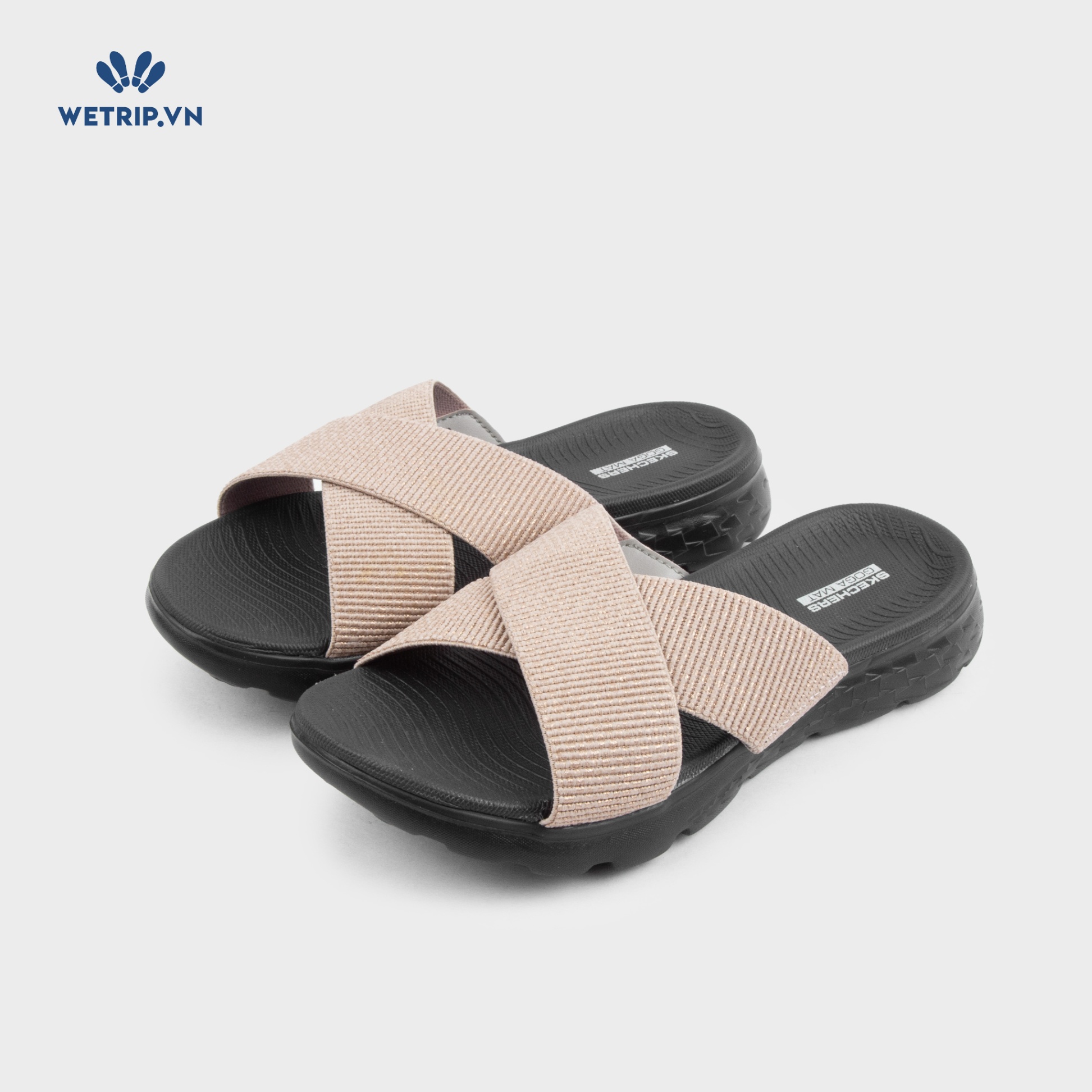 Sandal Skecher (Nâu đế đen) Mã SD-SKE-011-A