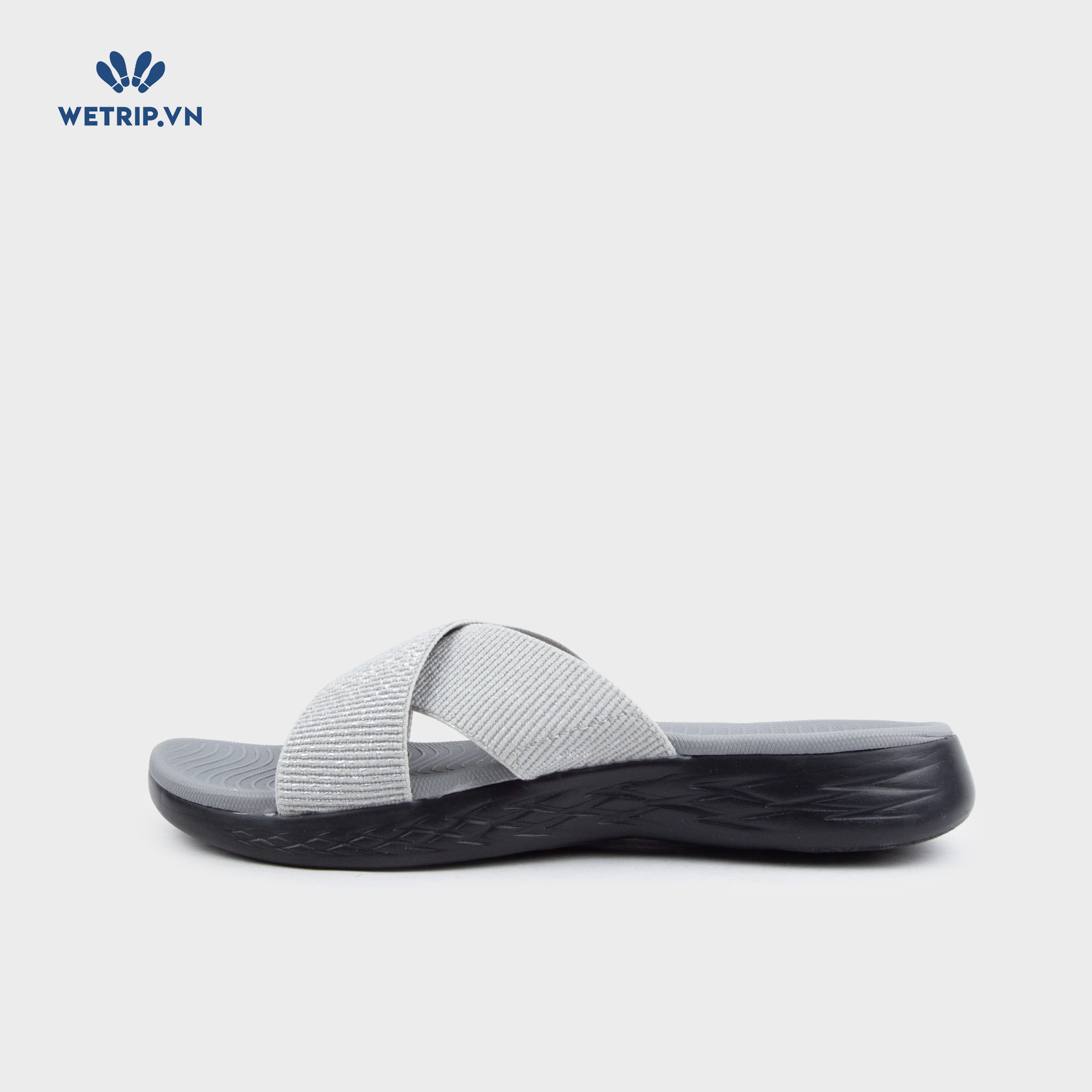 Sandal Skecher (Ghi đế đen) Mã SD-SKE-010-D3