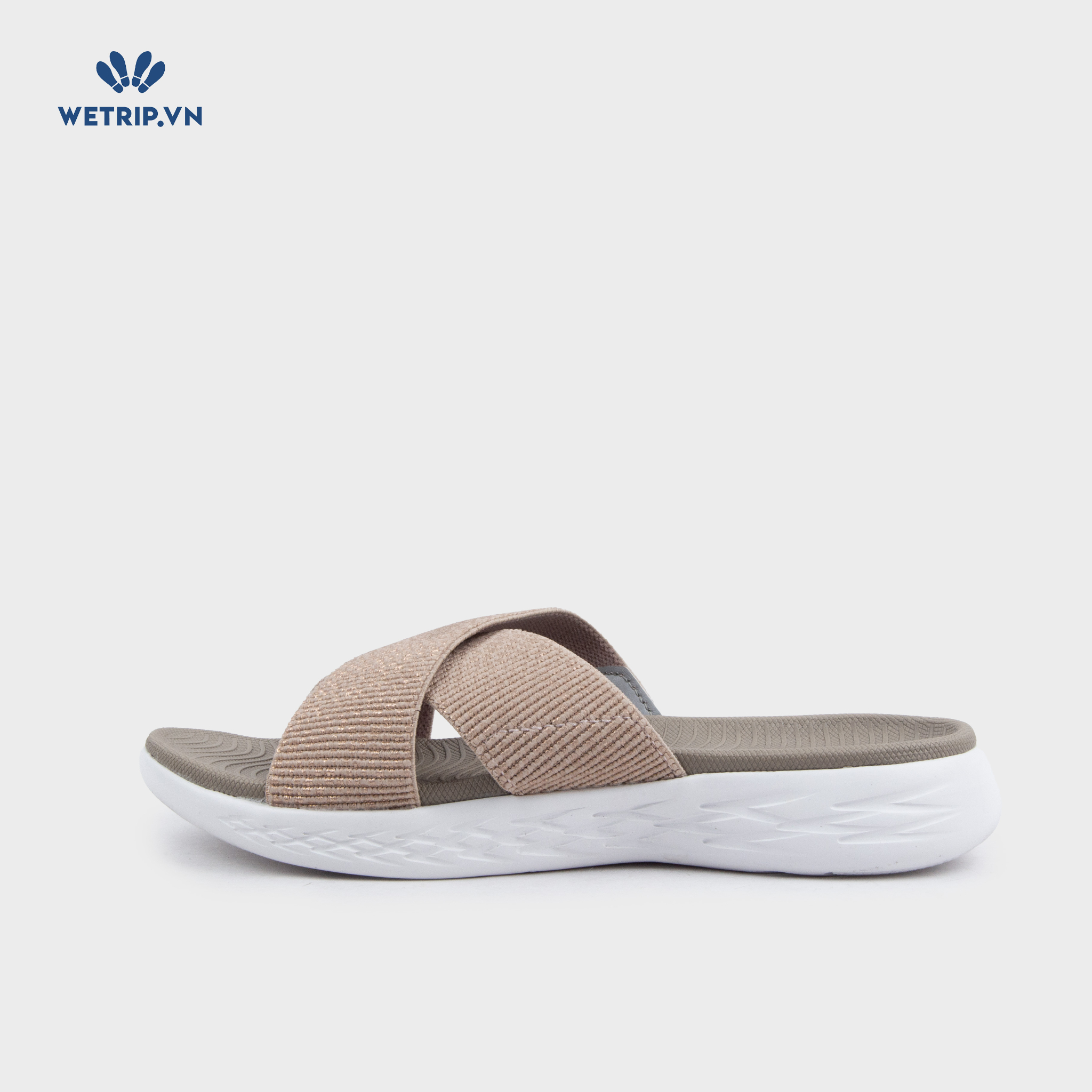 Sandal Skecher (Nâu lót nâu đế trắng) Mã SD-SKE-010-B1
