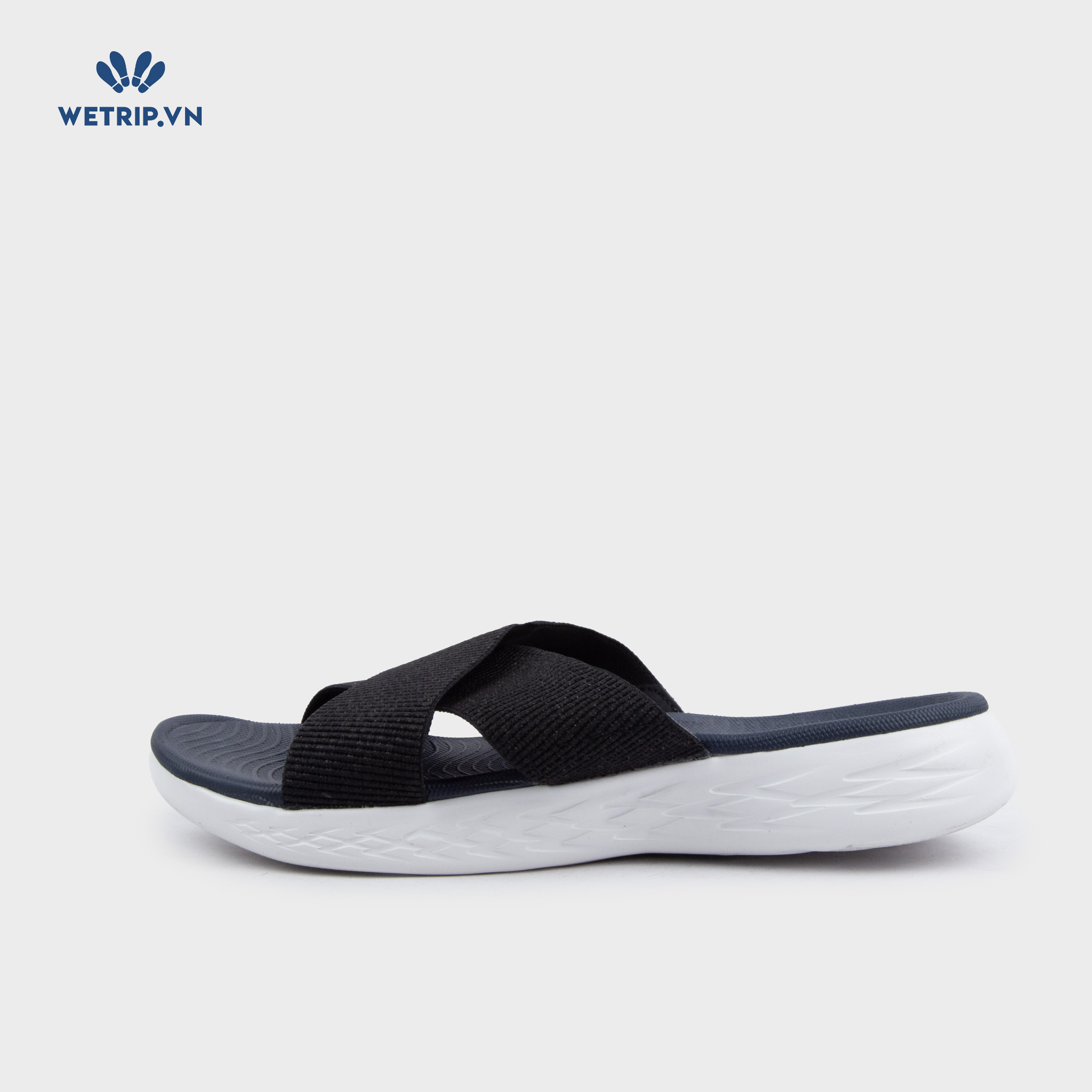 Sandal Skecher (Đen lót đen đế trắng) Mã SD-SKE-010-A2
