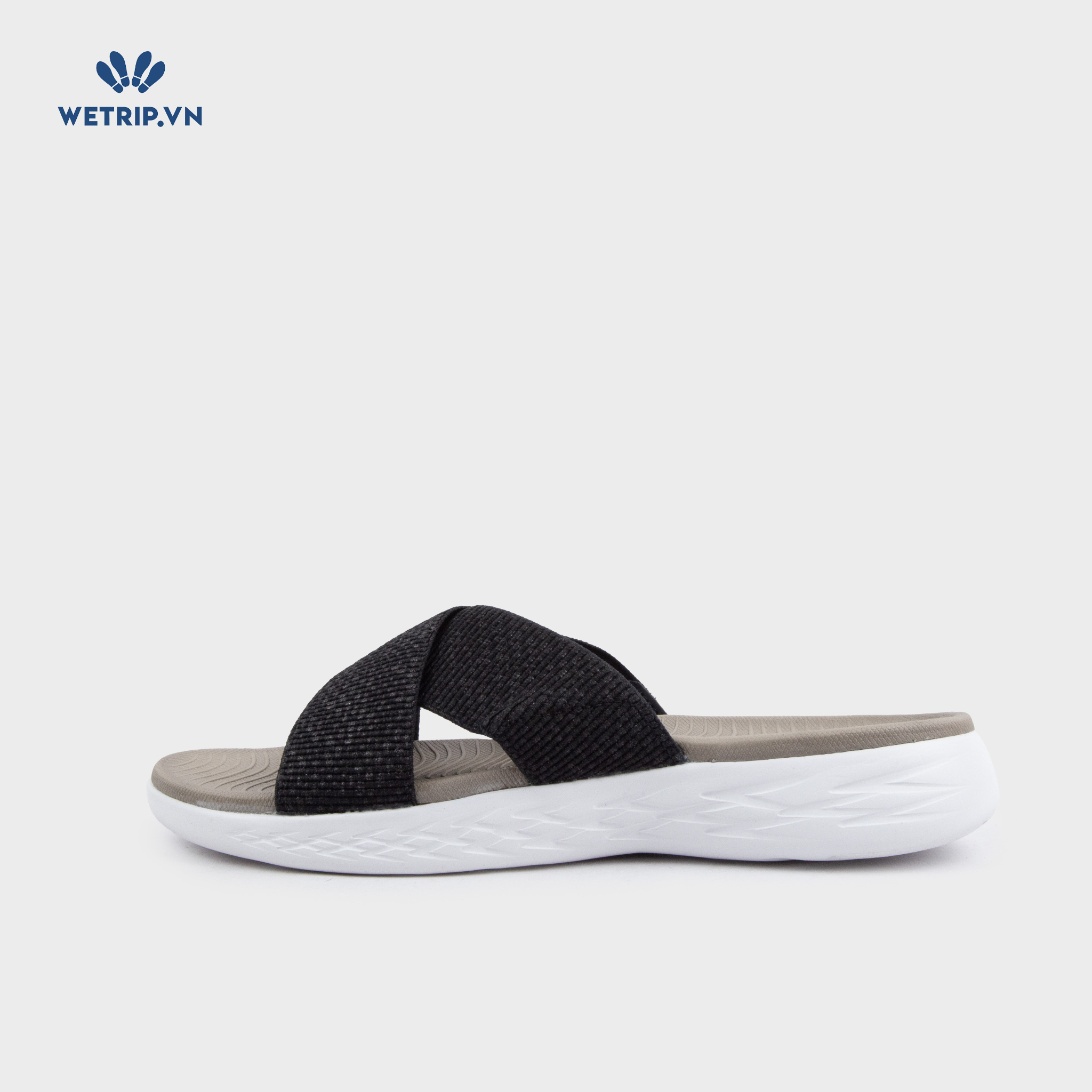 Sandal Skecher (Đen lót nâu đế trắng) Mã SD-SKE-010-A8