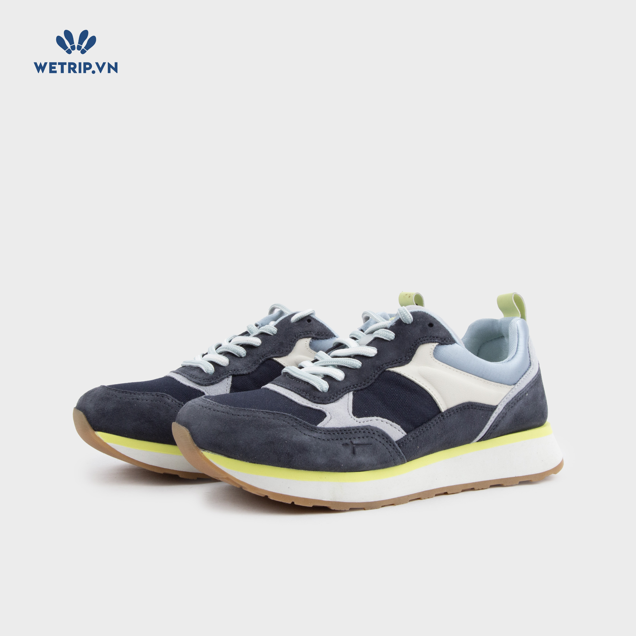 Sneaker Tamaris (xanh viền vàng) Mã SN-TMR-033-B
