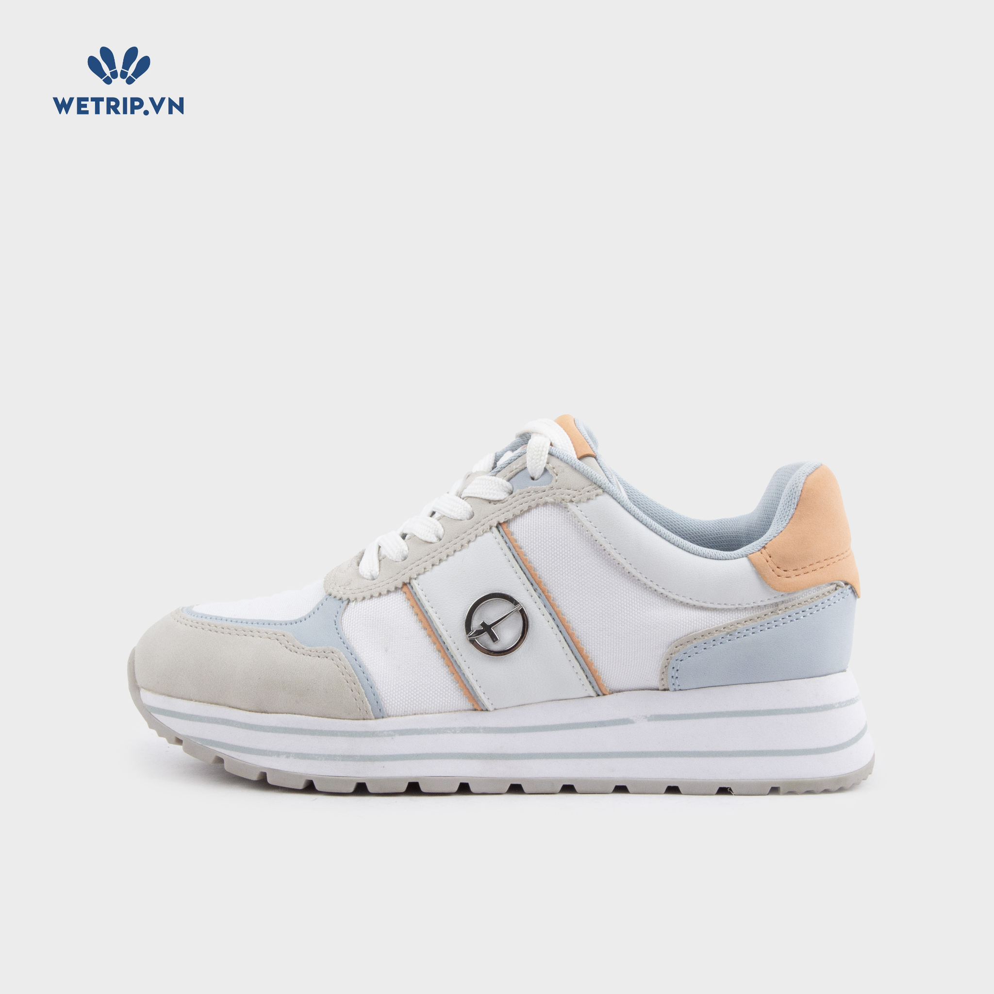 Sneaker Tamaris (Trắng gót cam) Mã SN-TMR-031-E