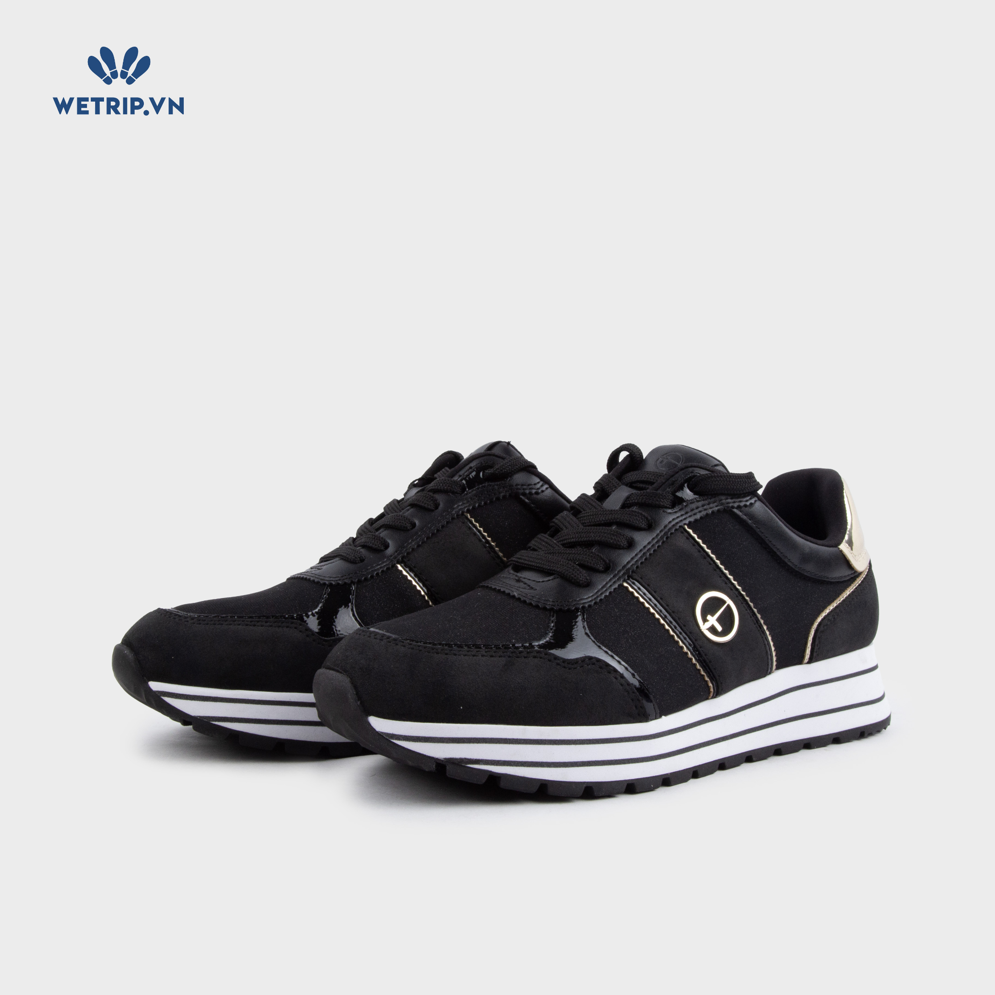 Sneaker Tamaris (Đen gót vàng) Mã SN-TMR-031-A