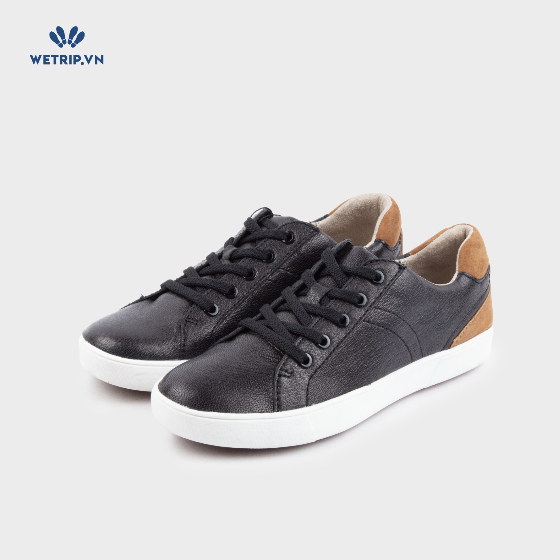 Sneakers Naturalizer (Đen gót nâu) Mã SN-NL-029-A