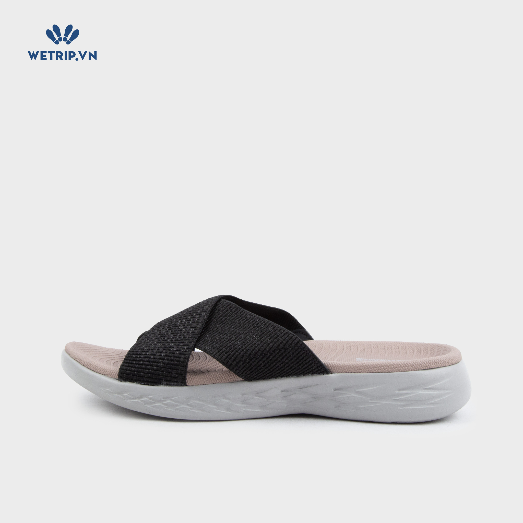 Sandal Skecher (Đen lót nude đế ghi) Mã SD-SKE-010-A12