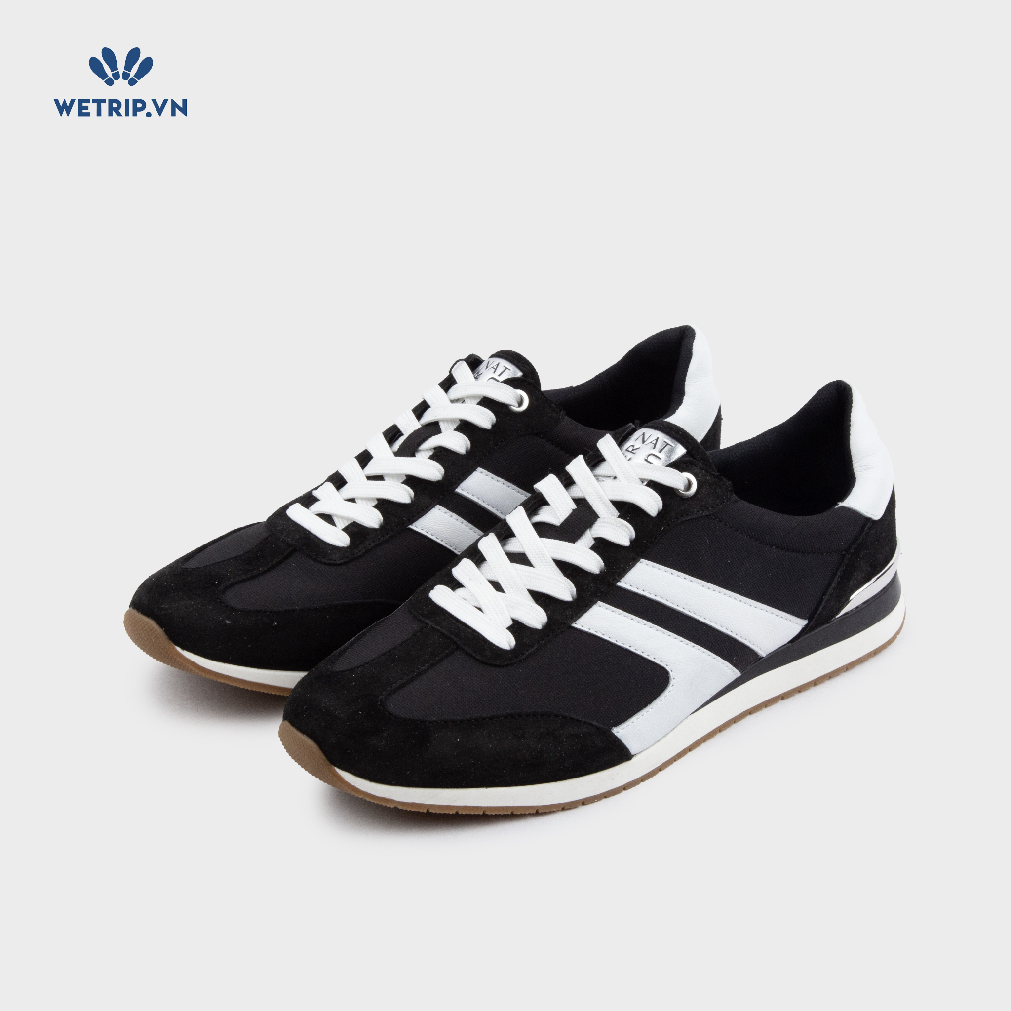 Sneakers Naturalizer (Đen sọc trắng) Mã SN-NL-026-A