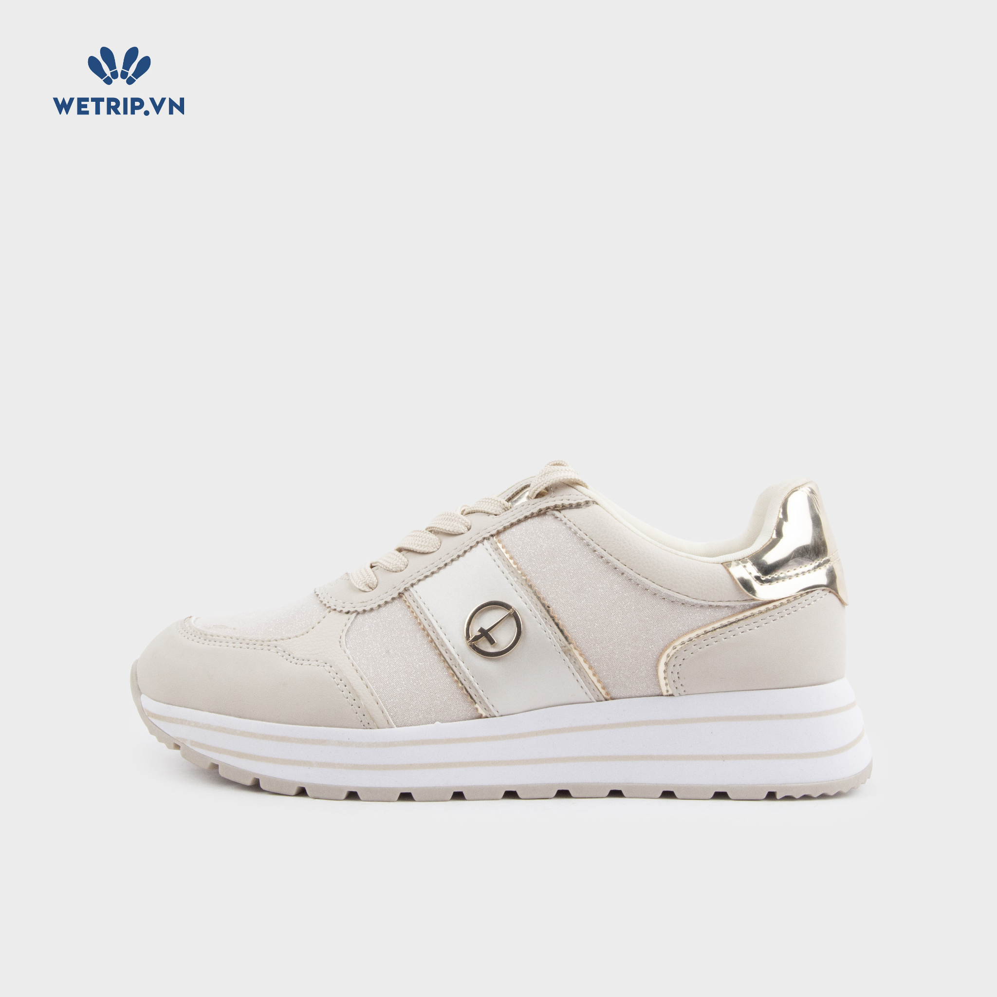 Sneaker Tamaris (Trắng gót vàng) Mã SN-TMR-031-C