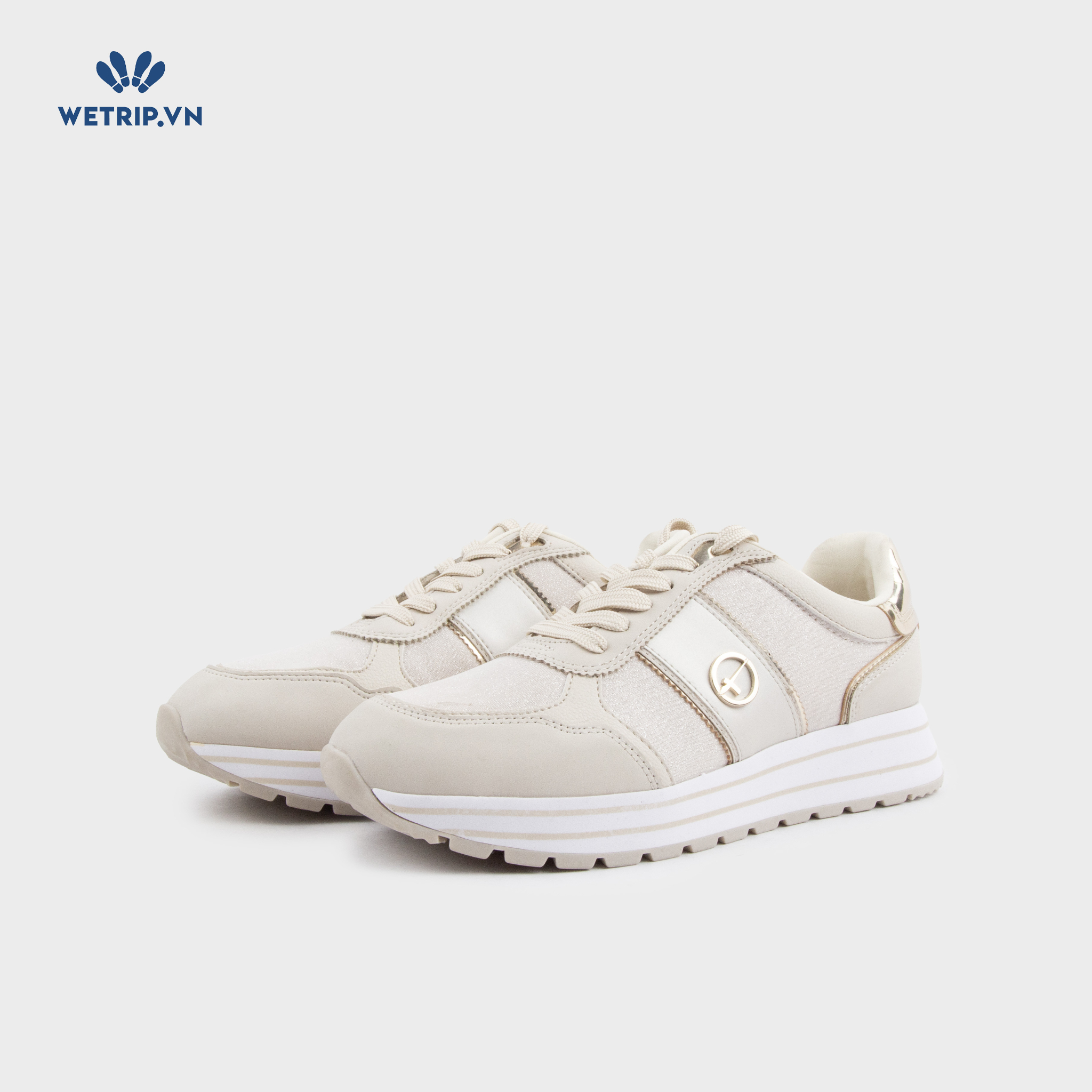 Sneaker Tamaris (Trắng gót vàng) Mã SN-TMR-031-C