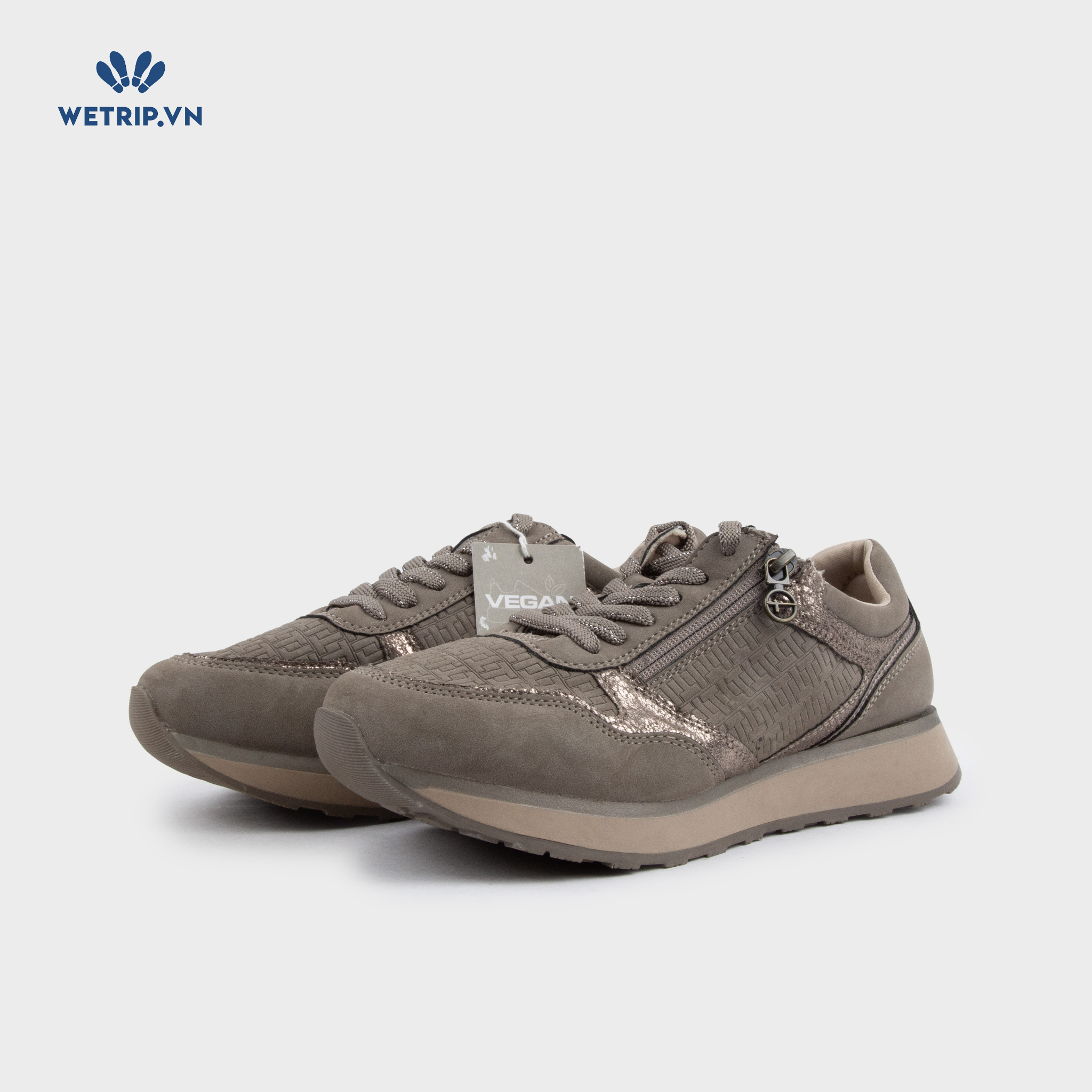 Sneaker Tamaris (Nâu nhạt) Mã SN-TMR-008-B