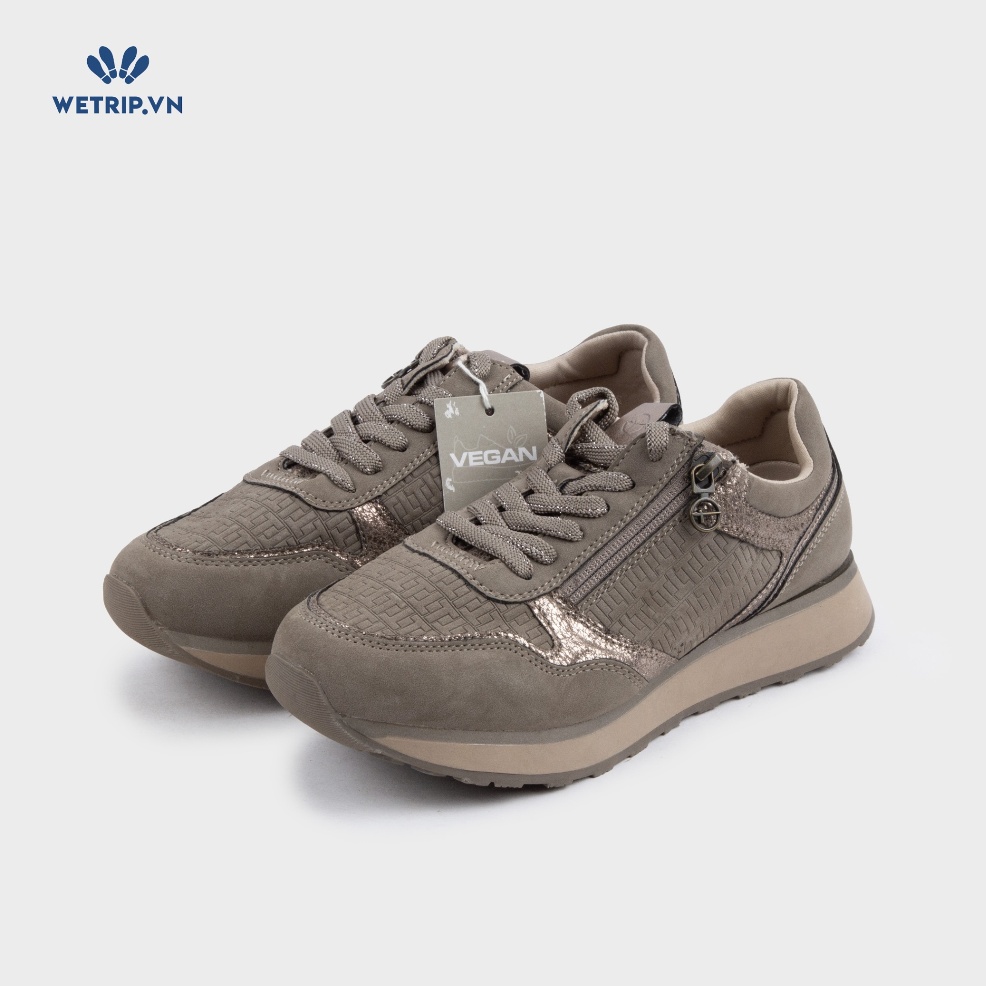 Sneaker Tamaris (Nâu nhạt) Mã SN-TMR-008-B