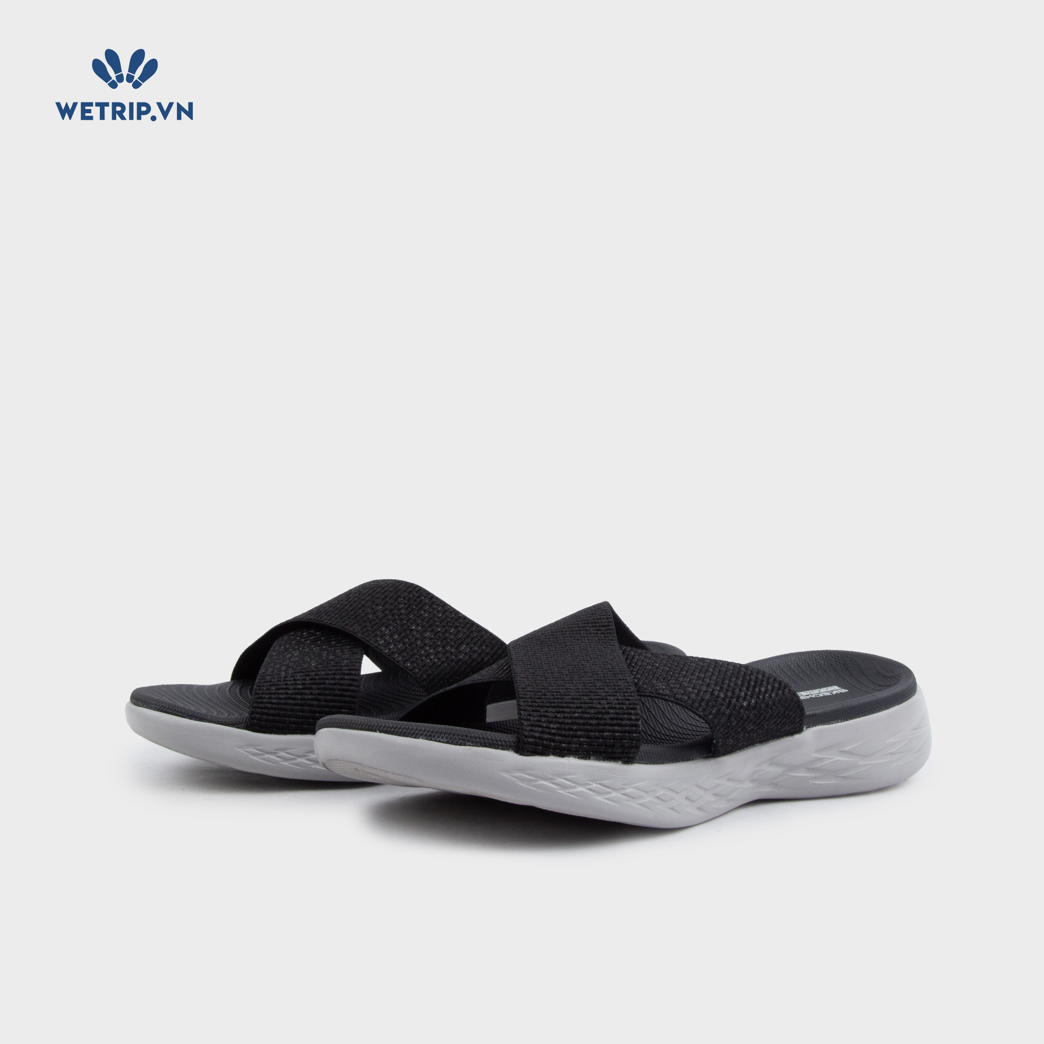 Sandal Skecher (Đen lót đen đế ghi) Mã SD-SKE-010-A11