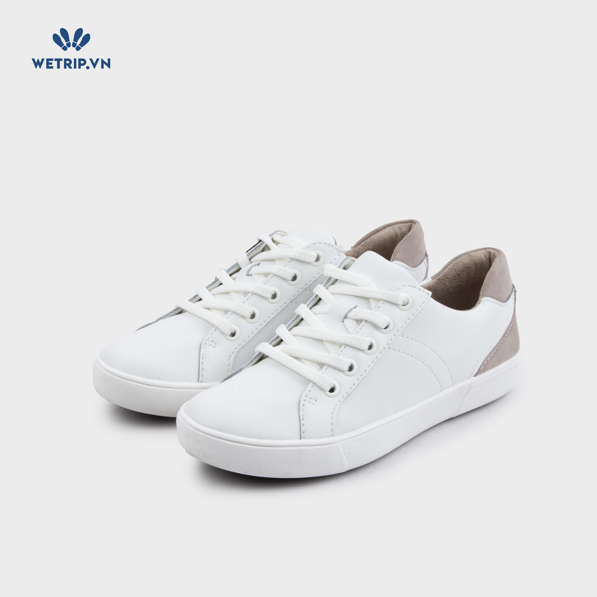 Sneakers Naturalizer (Trắng gót nâu) Mã SN-NL-028-B