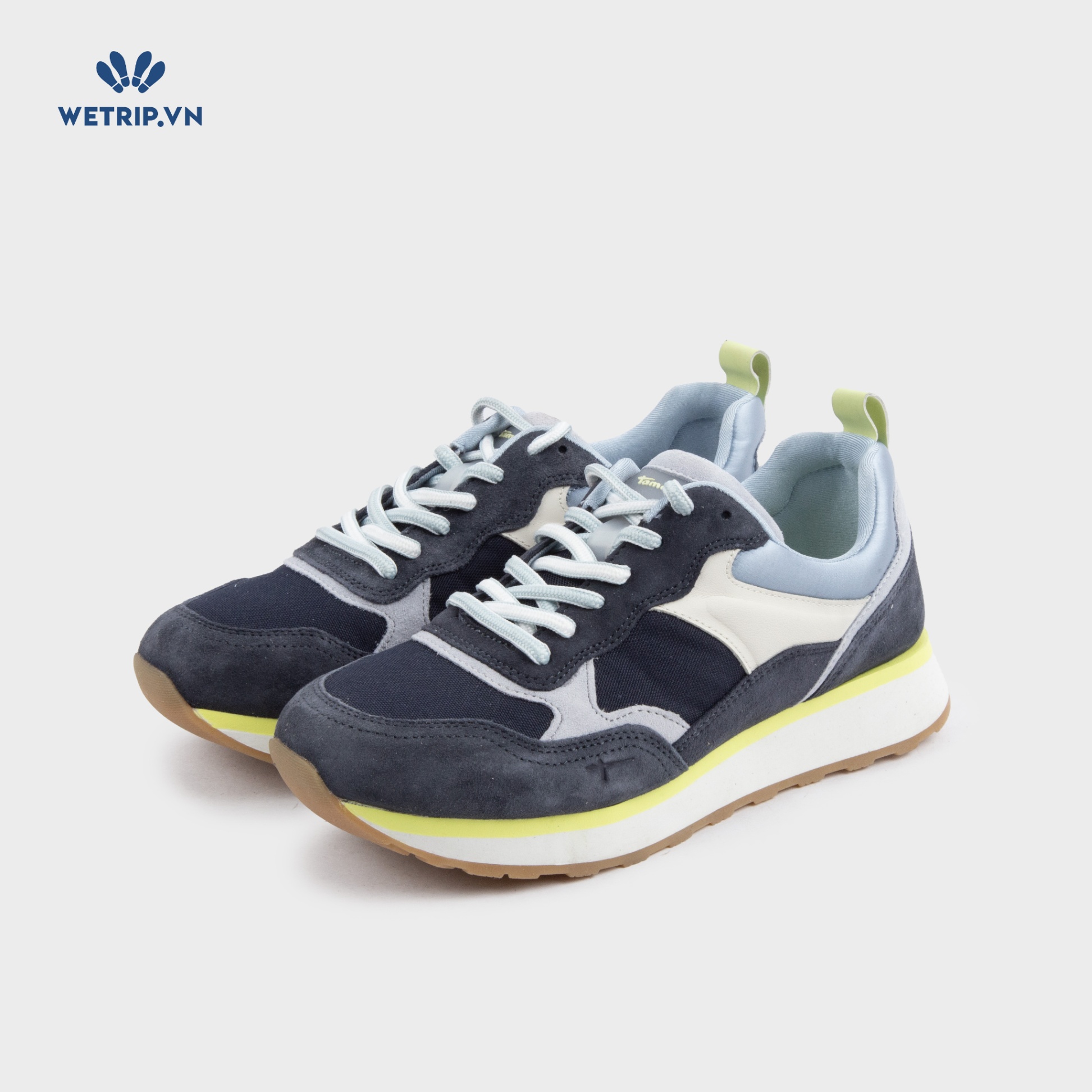 Sneaker Tamaris (xanh viền vàng) Mã SN-TMR-033-B