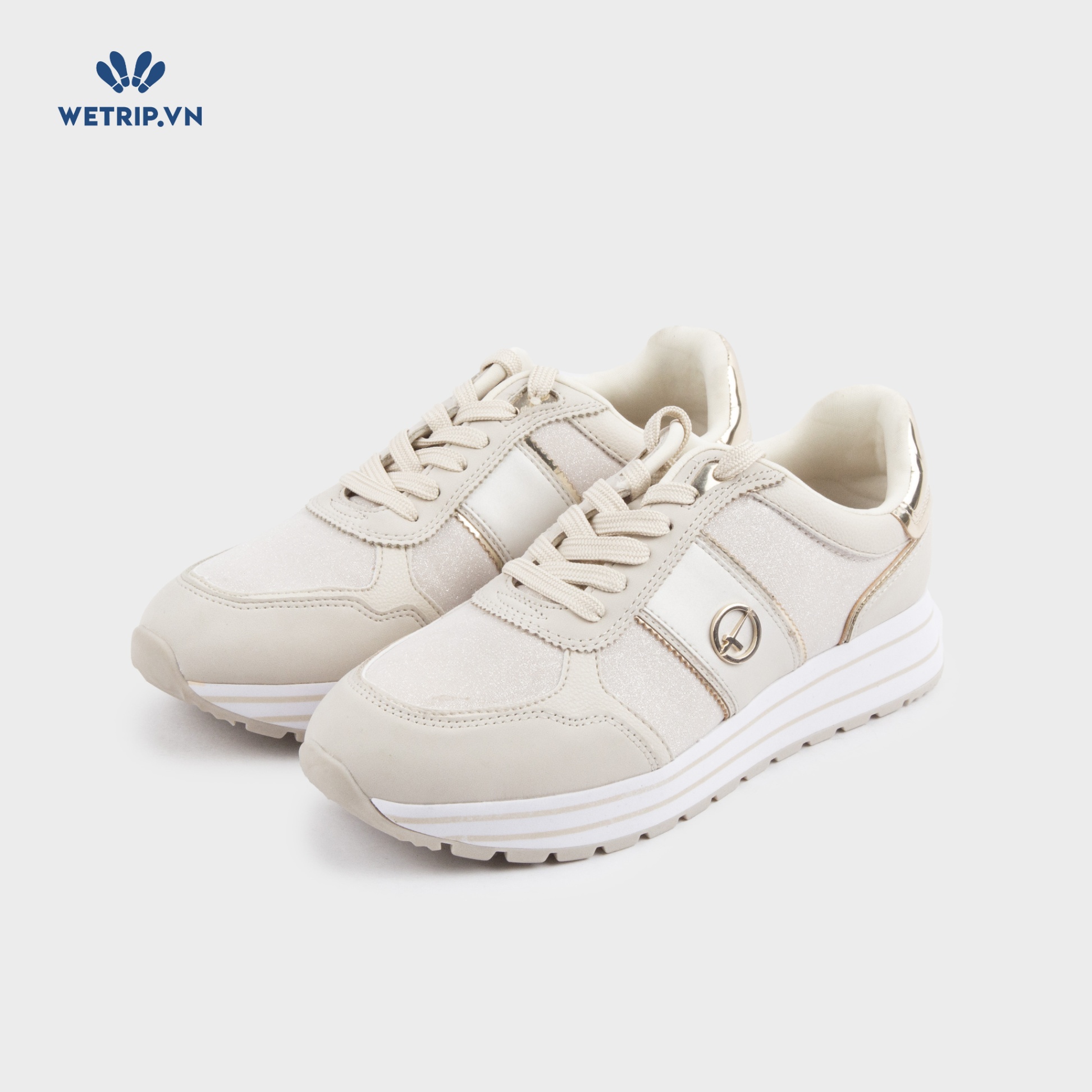 Sneaker Tamaris (Trắng gót vàng) Mã SN-TMR-031-C