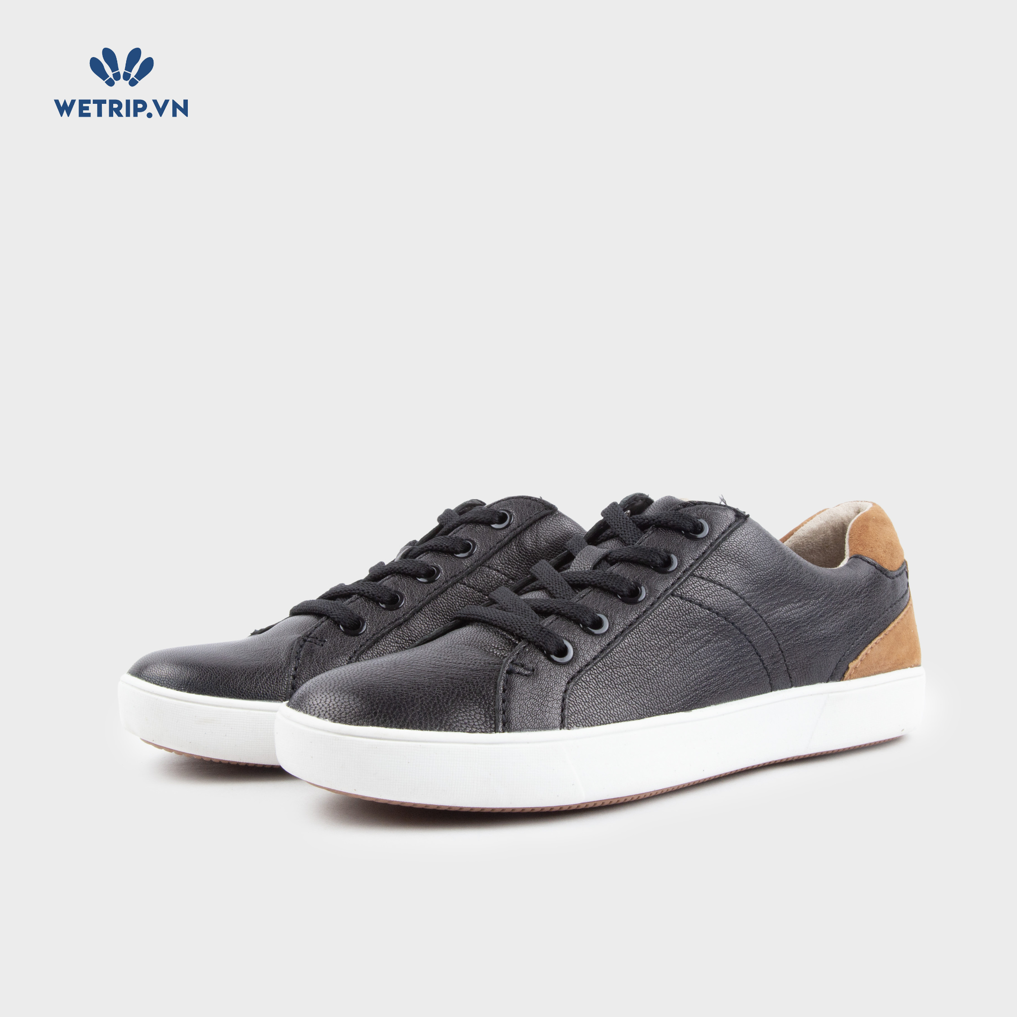 Sneakers Naturalizer (Đen gót nâu) Mã SN-NL-029-A