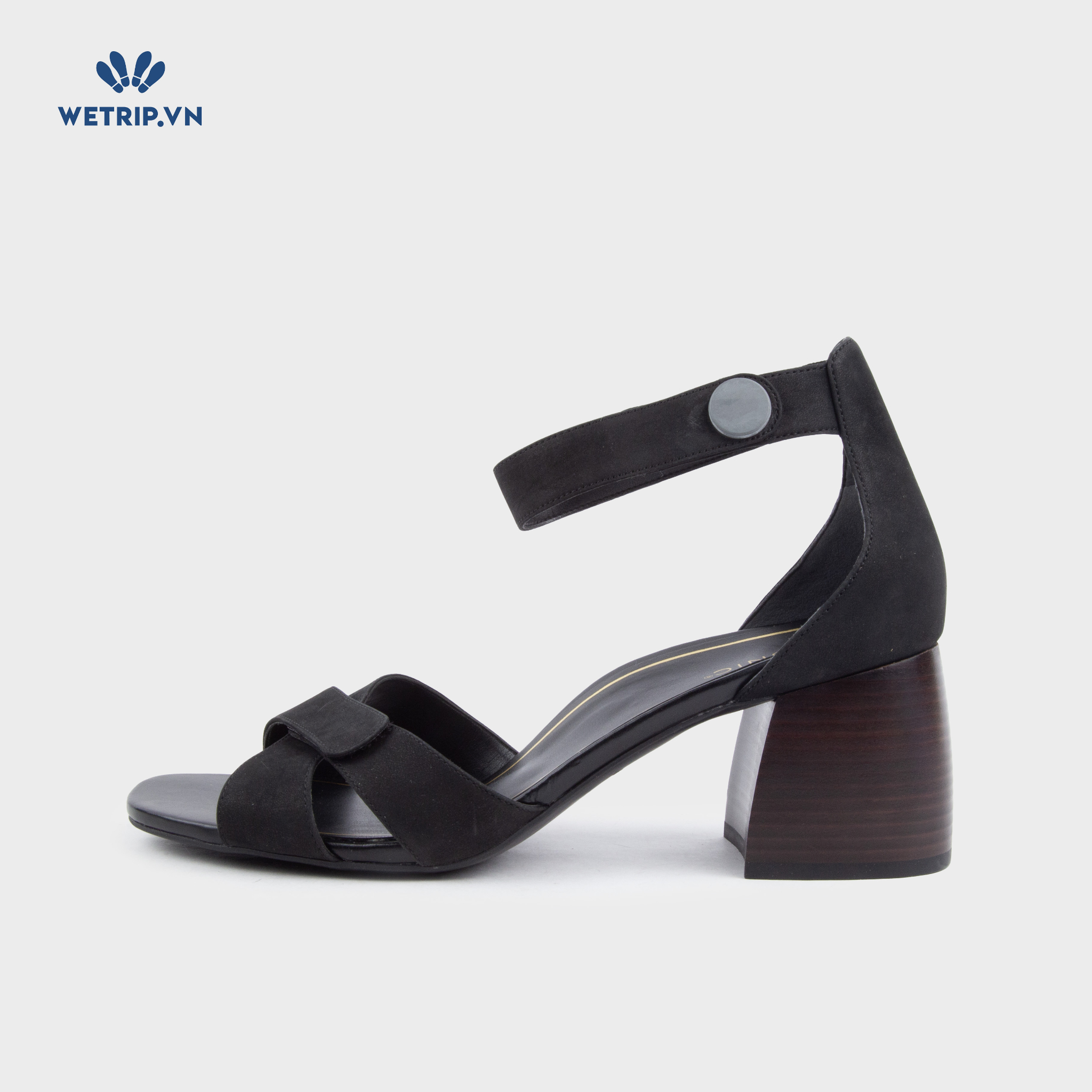 Sandal Cao Gót Vionic (Đen da lộn) Mã SDCG-VINIC-005-A2