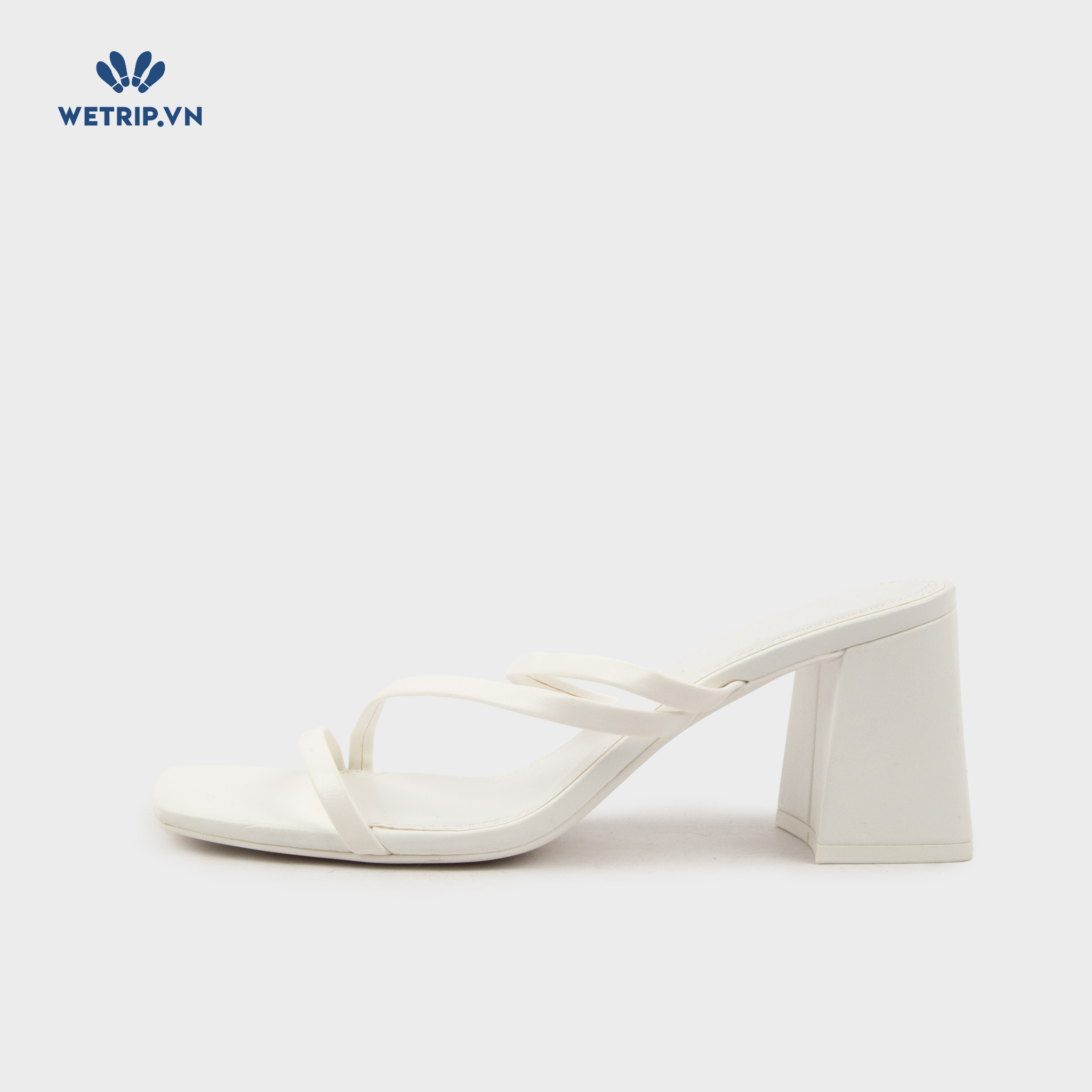 Sandal Cao Gót Bershka (Trắng) Mã SDCG-BERK-001-A