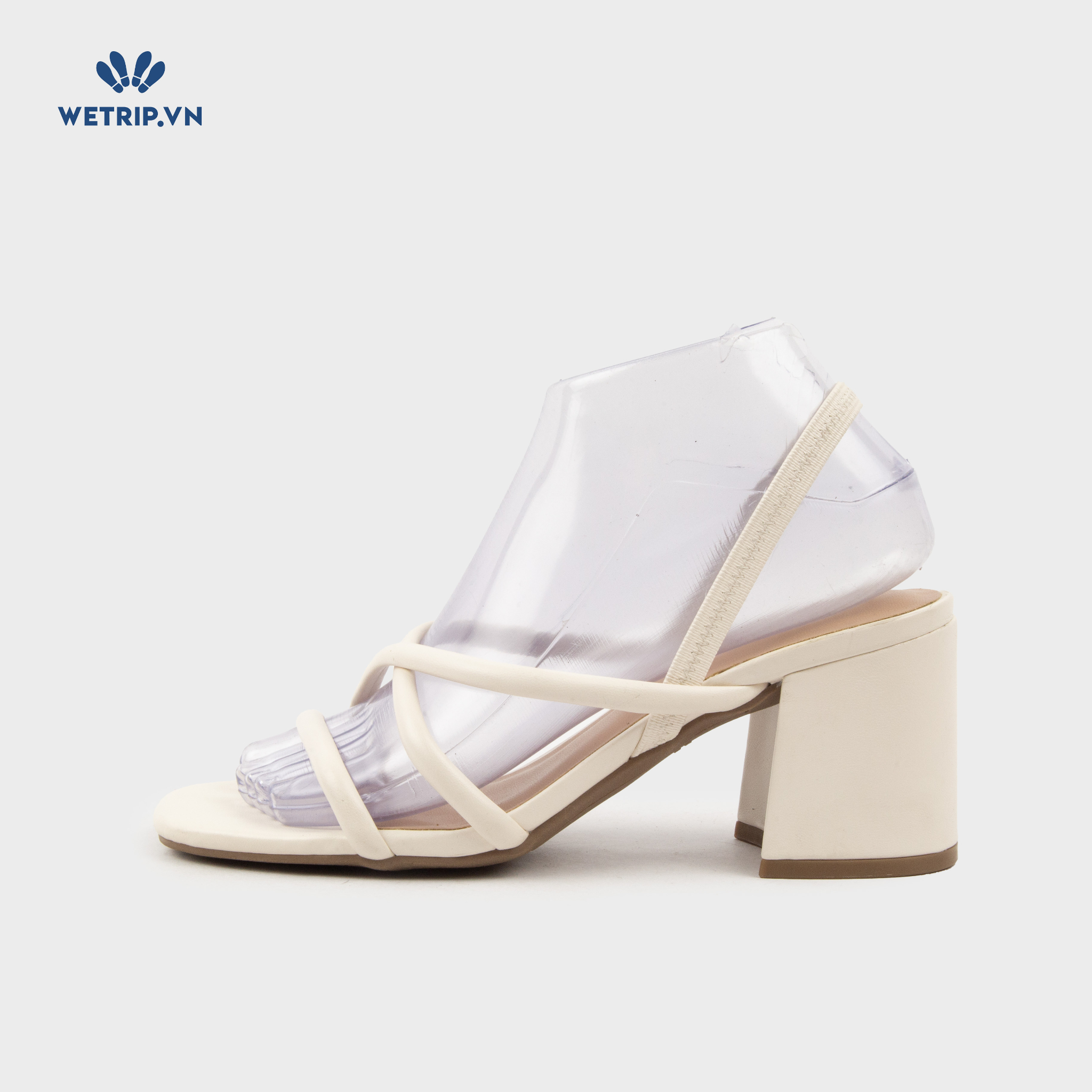 Sandal Cao Gót Old Navy (Trắng) Mã SDCG-ONA-001-A