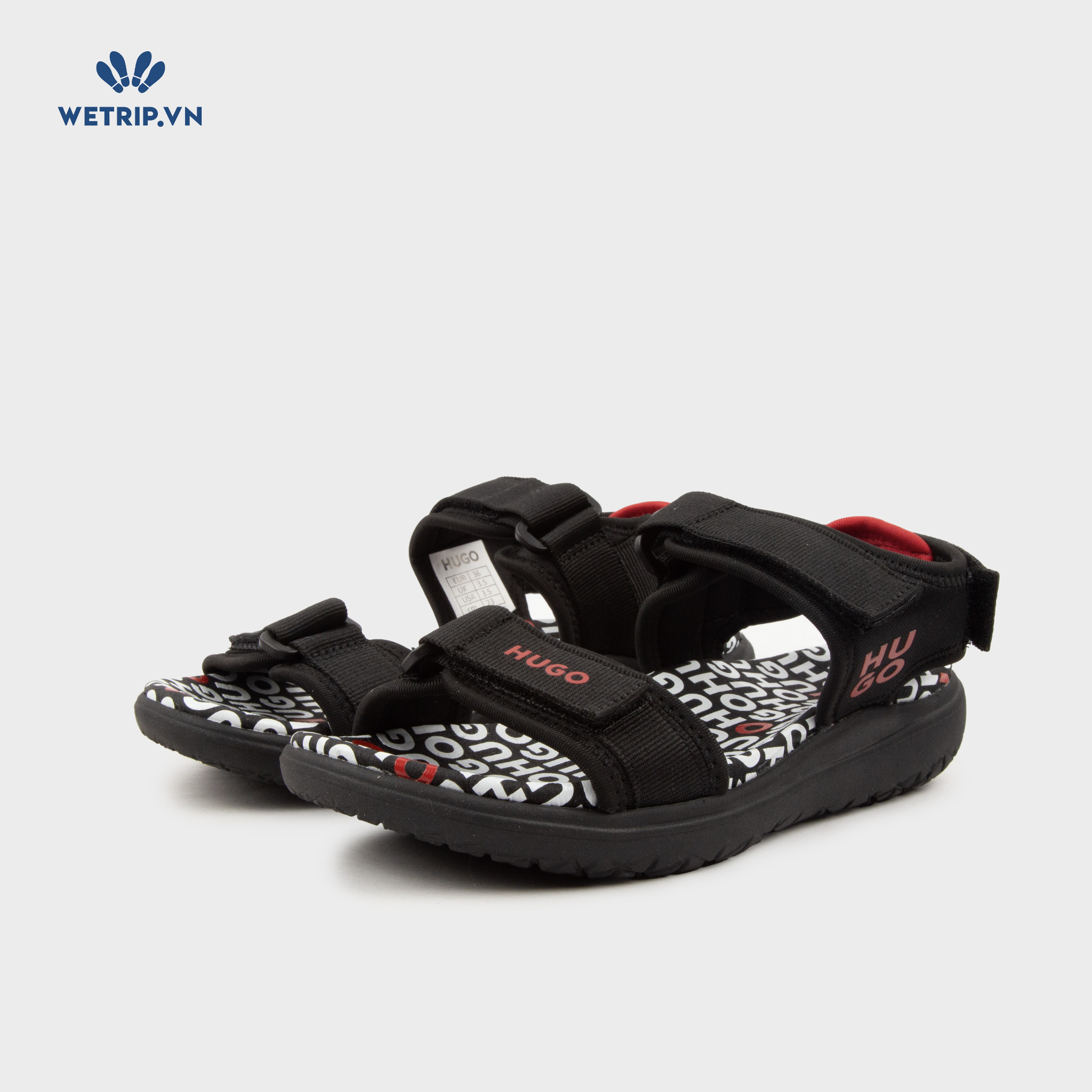 Sandal Hugo (Đen) Mã SD-HUGO-001-A