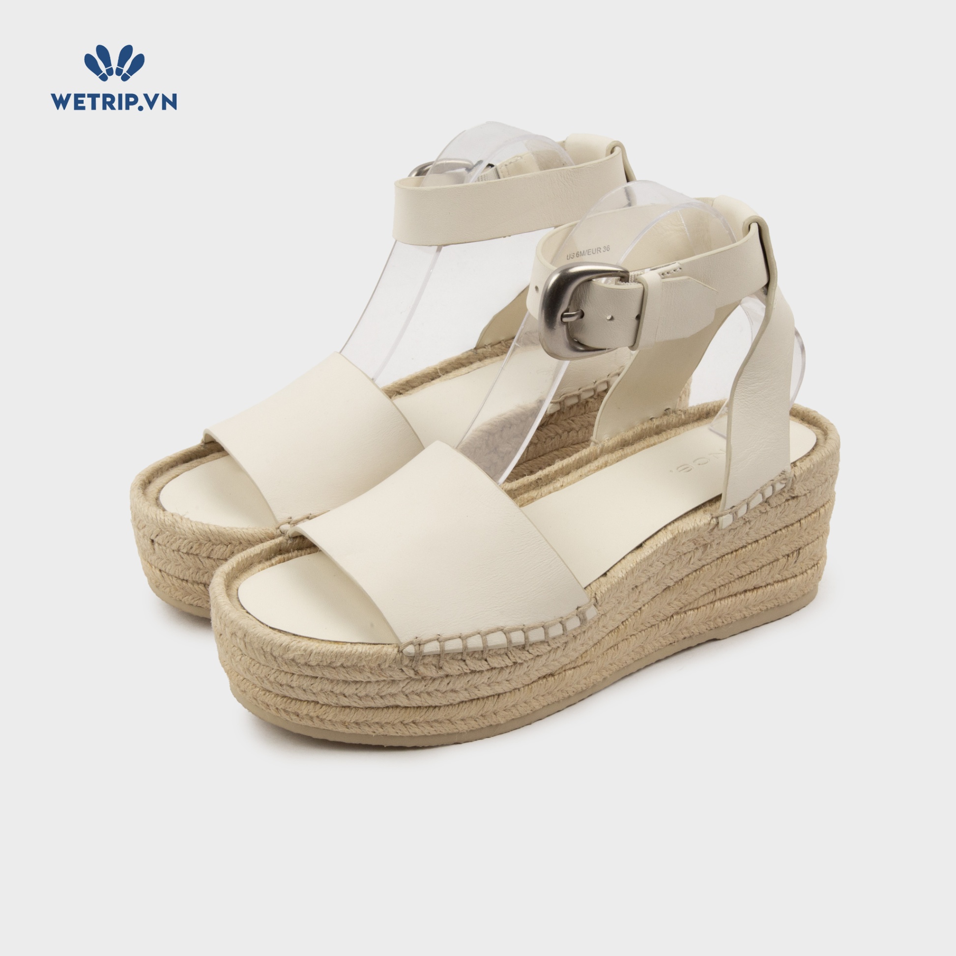 Sandal Xuồng Vince (Trắng) Mã SDX-VINC-004-C