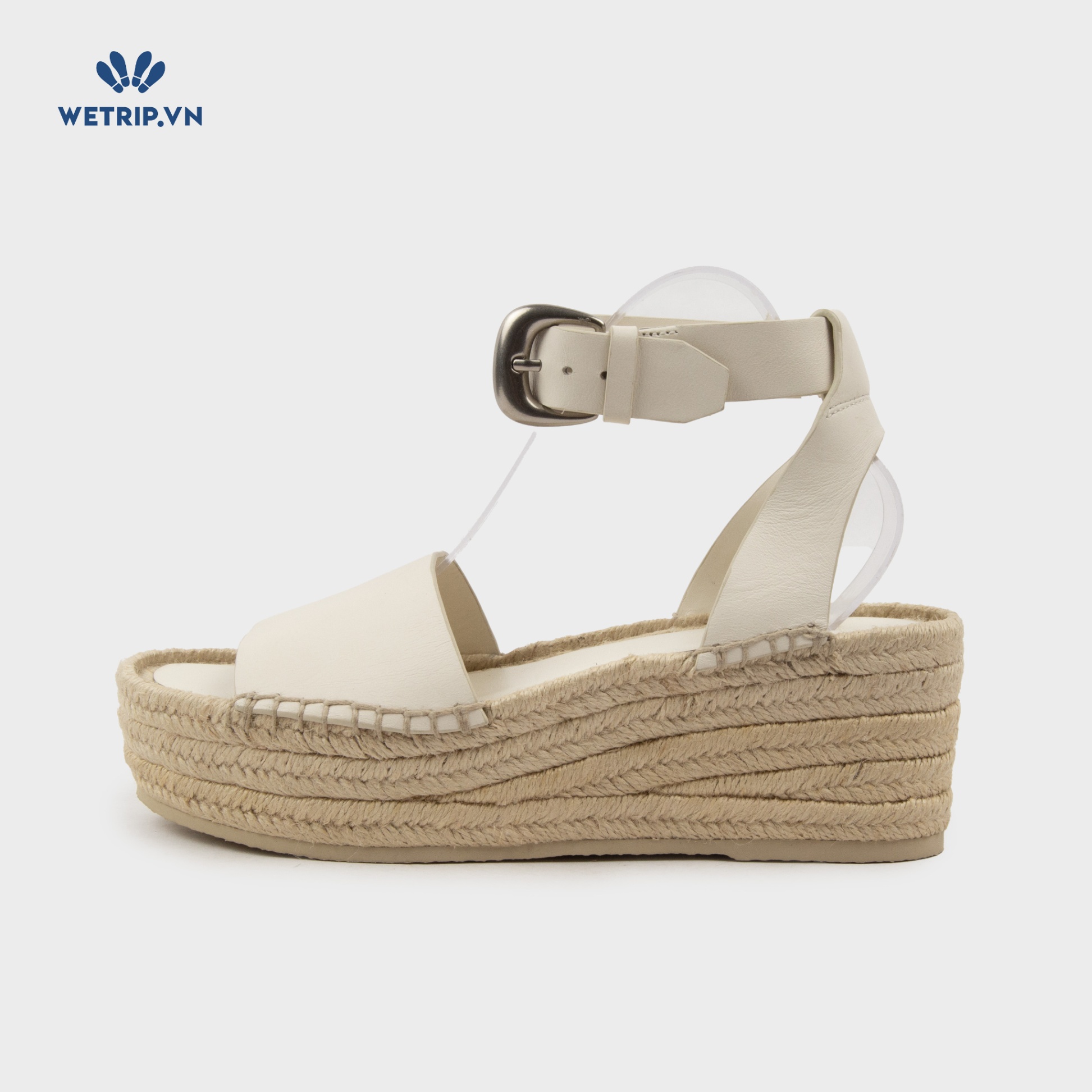 Sandal Xuồng Vince (Trắng) Mã SDX-VINC-004-C