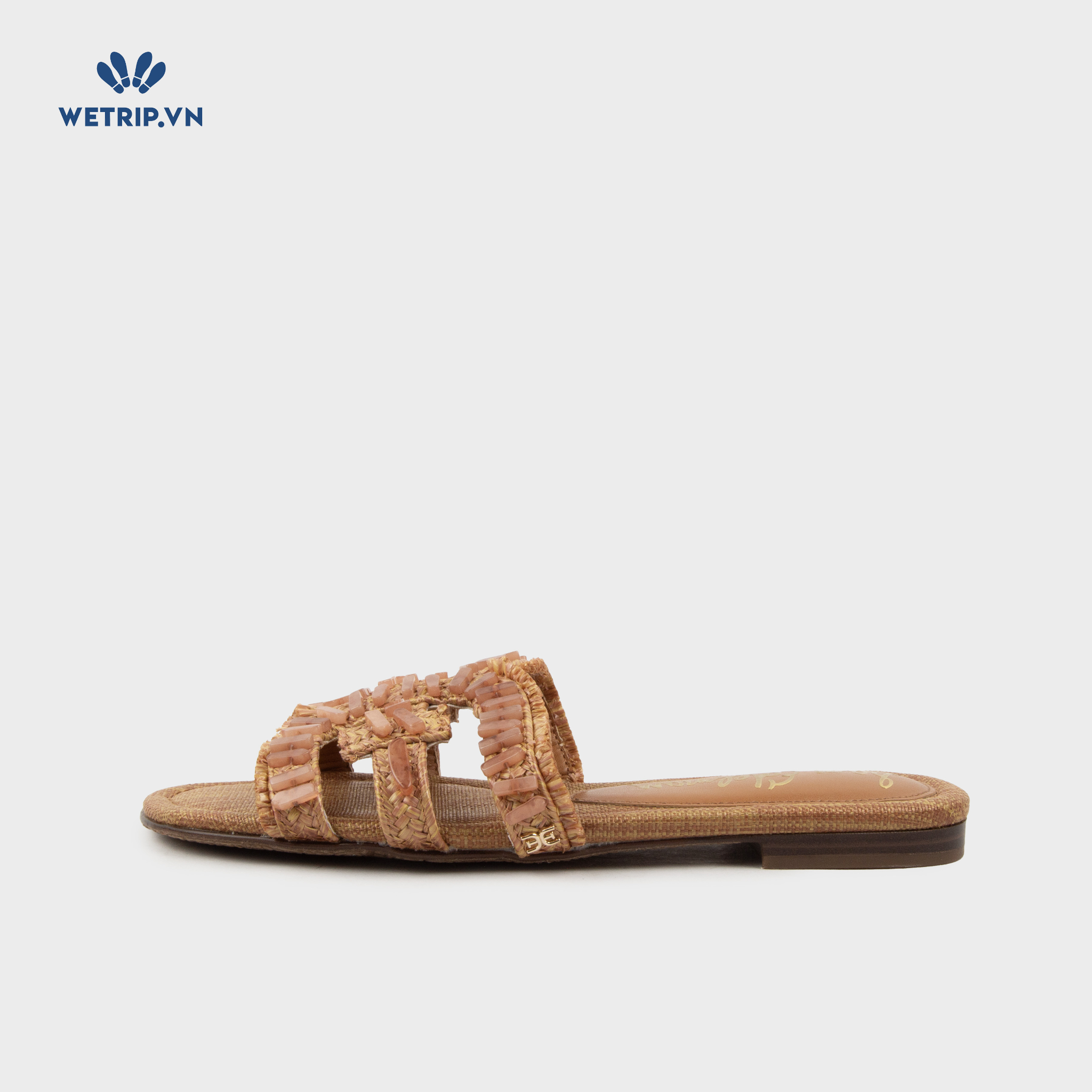 Sandal Sam Edelman (Nâu đính đá) Mã SD-SE-051-A