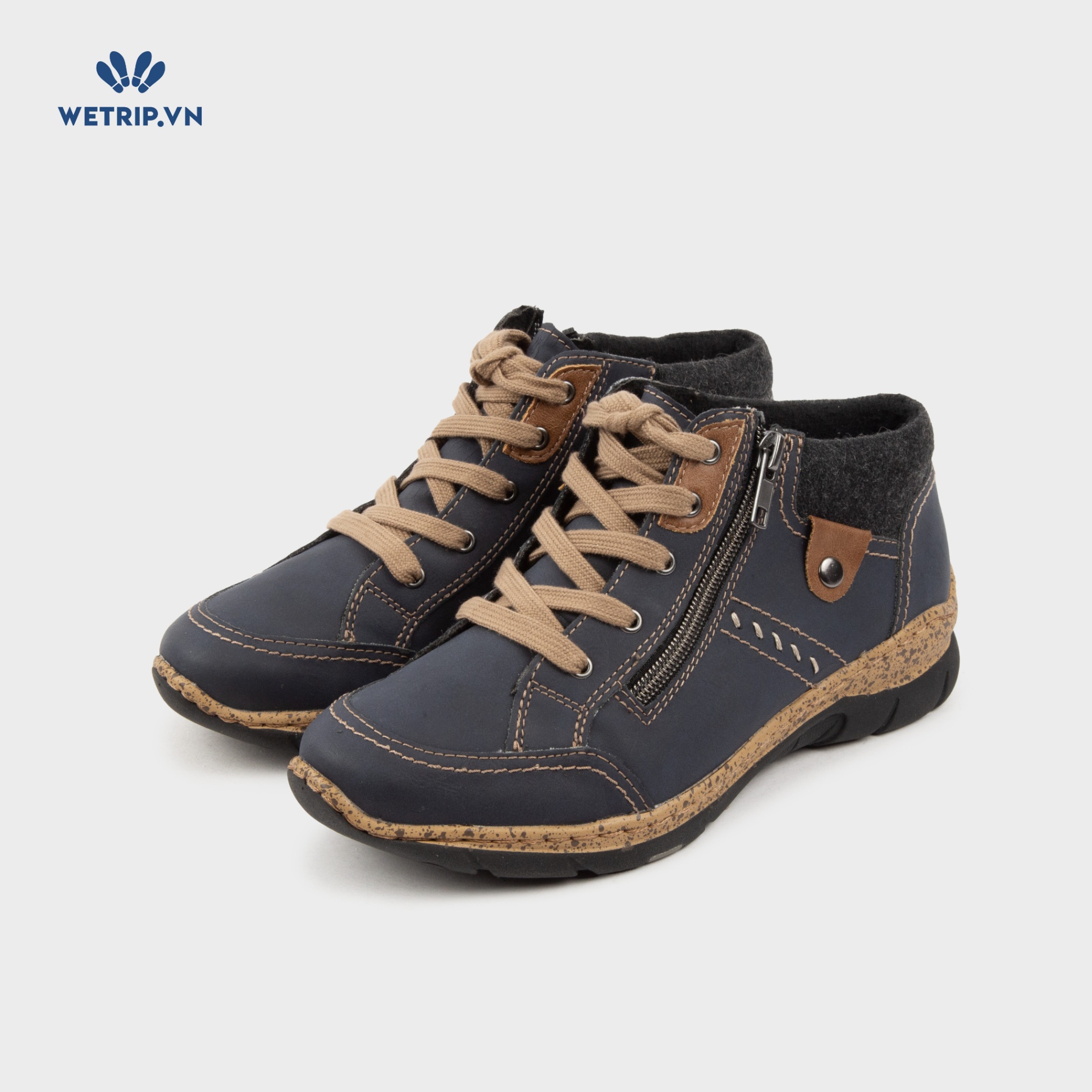 Sneaker Hush Puppies (Xanh) Mã SN-HPP-013-A