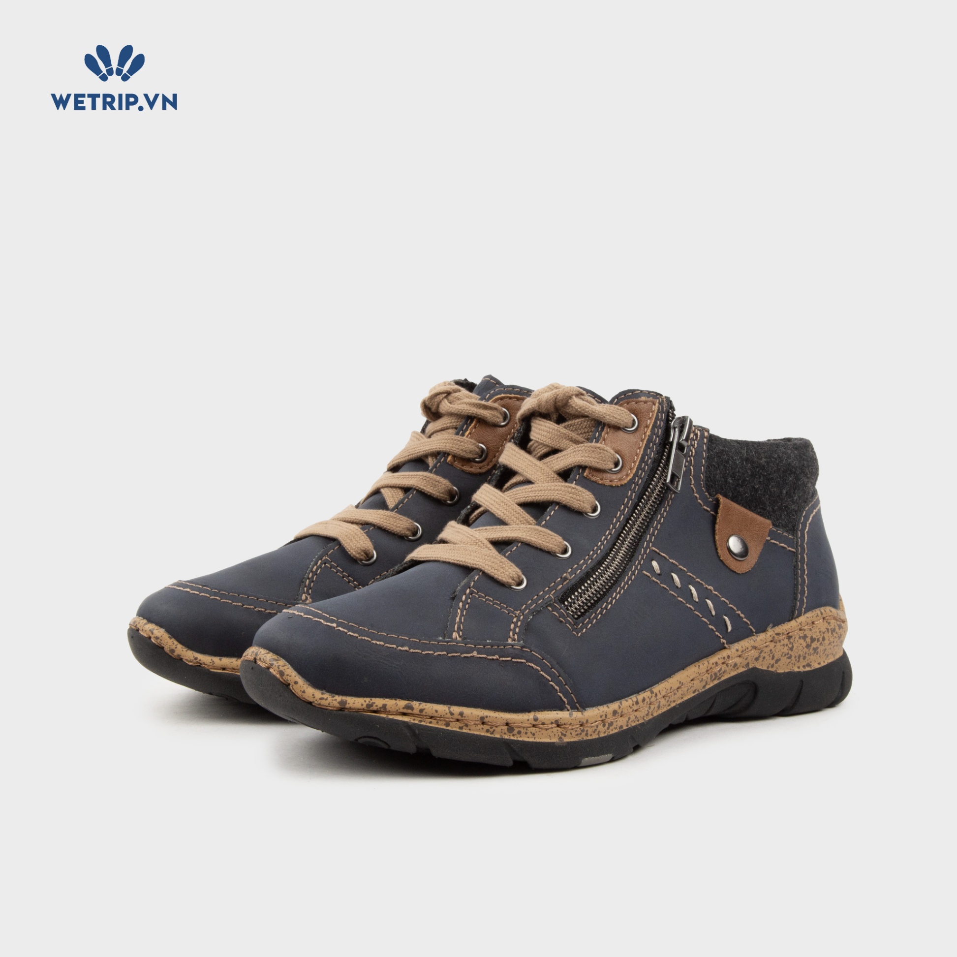 Sneaker Hush Puppies (Xanh) Mã SN-HPP-013-A