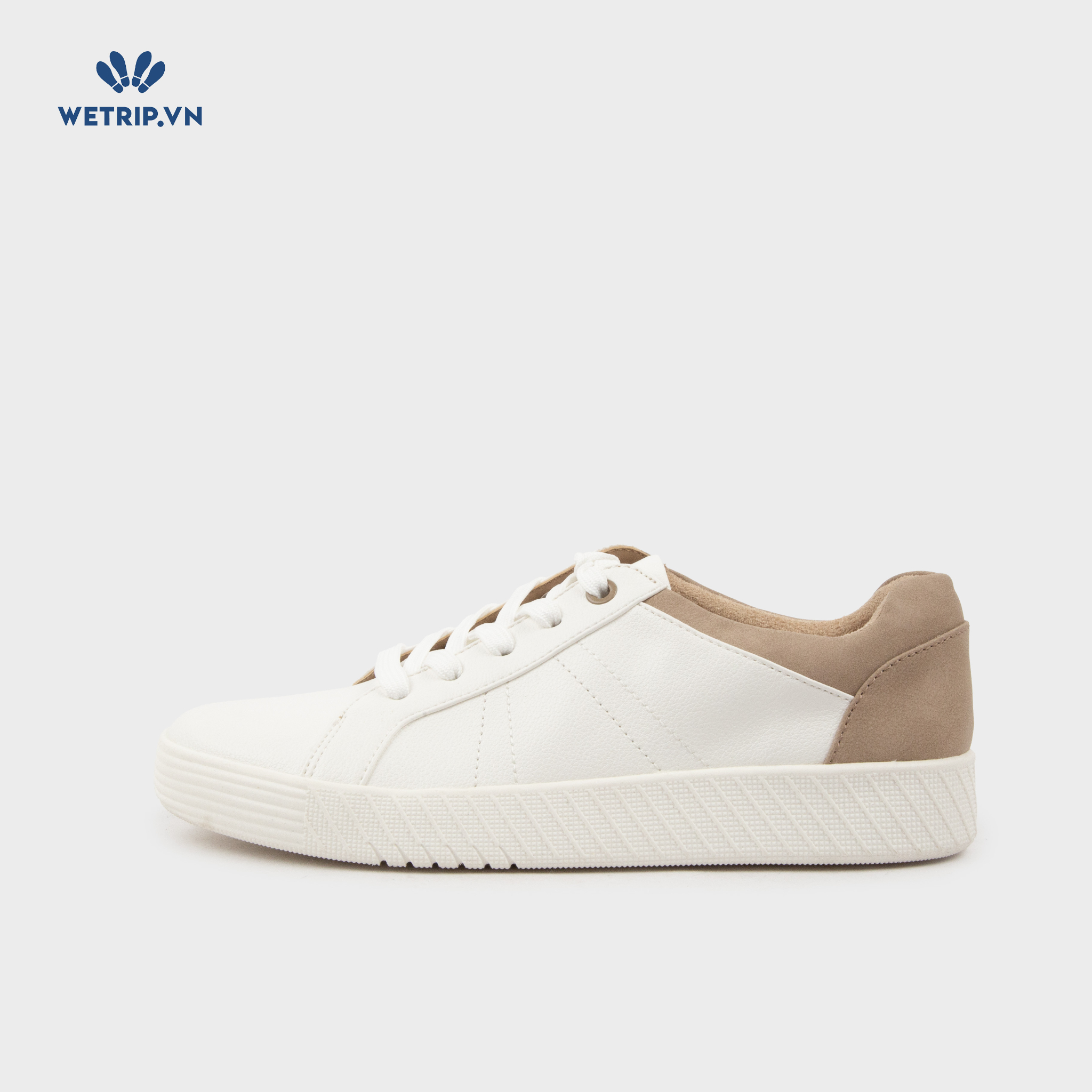 Sneaker Naturalizer (Trắng gót nâu) Mã SN-NL-014-B1